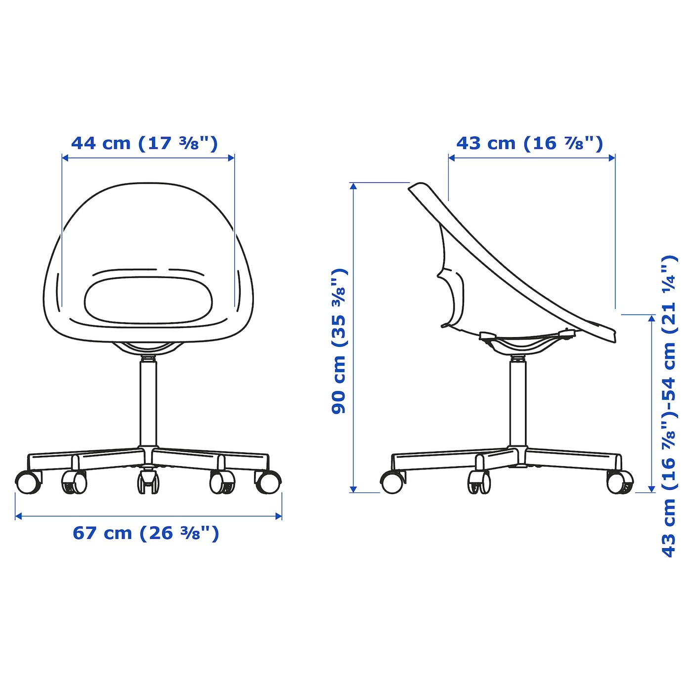 MICKE/ELDBERGET / KALLAX Desk and storage combination