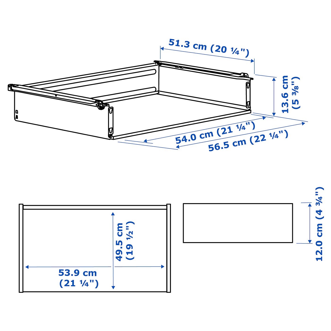 HJÄLPA Drawer without front