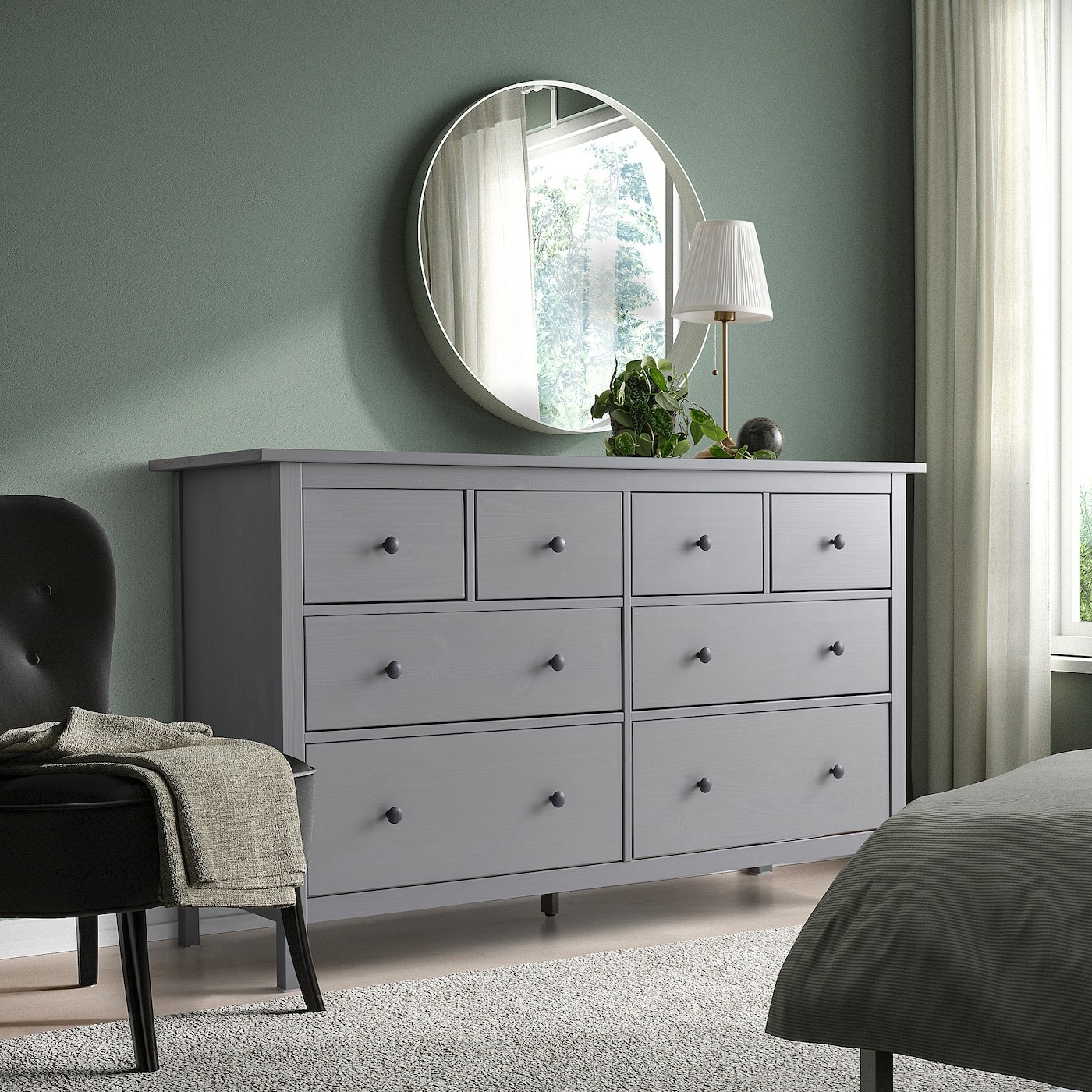 HEMNES Chest of 8 drawers