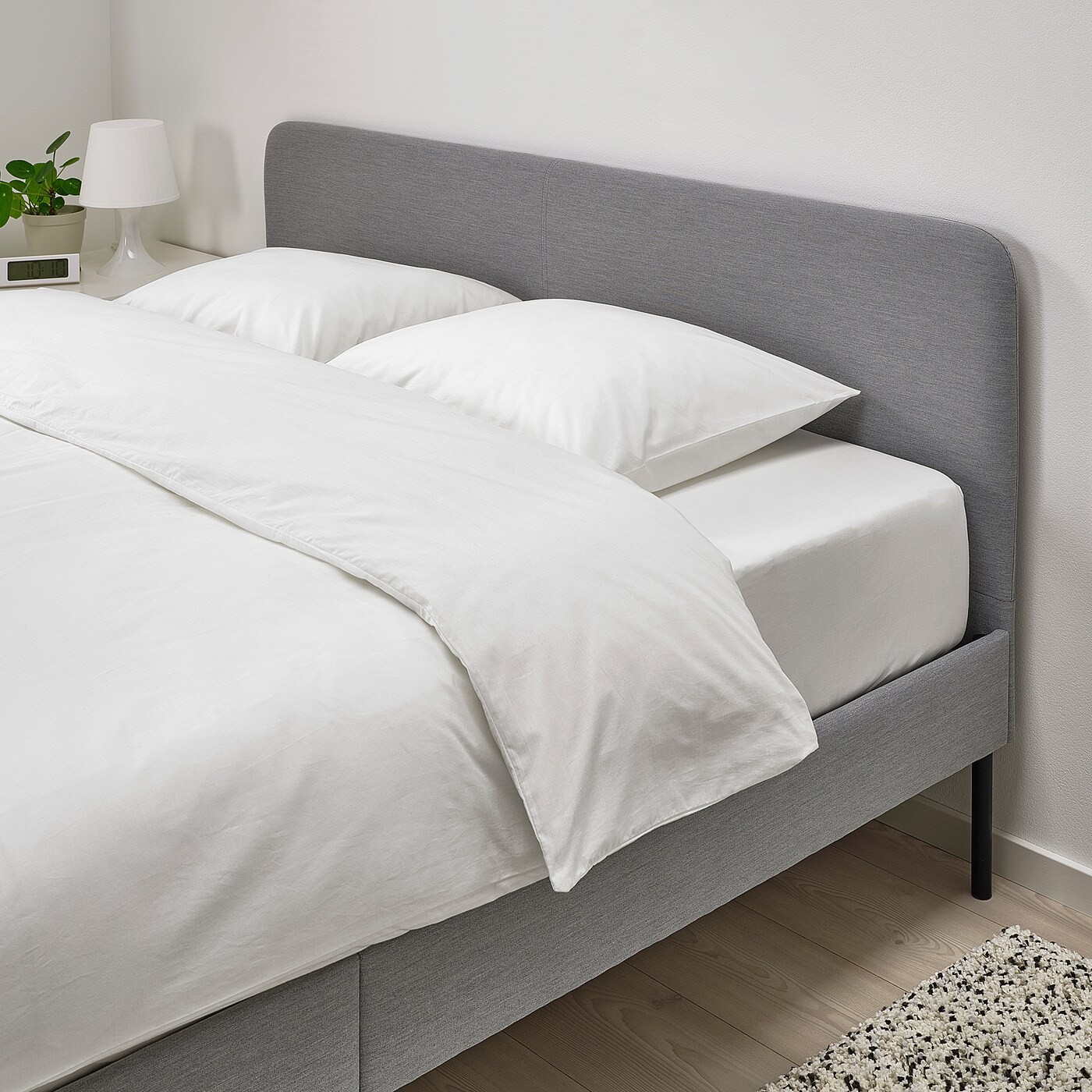 SLATTUM Upholstered bed frame