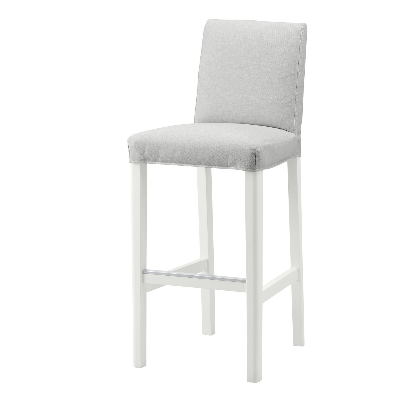 BERGMUND Bar stool with backrest