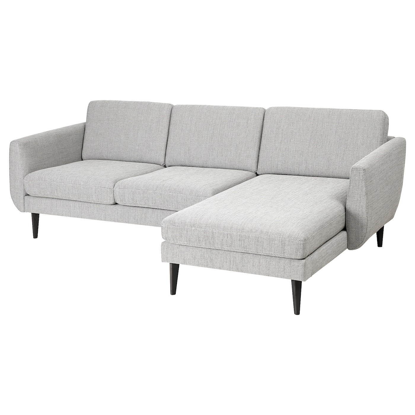 SMEDSTORP 3-seat sofa with chaise longue