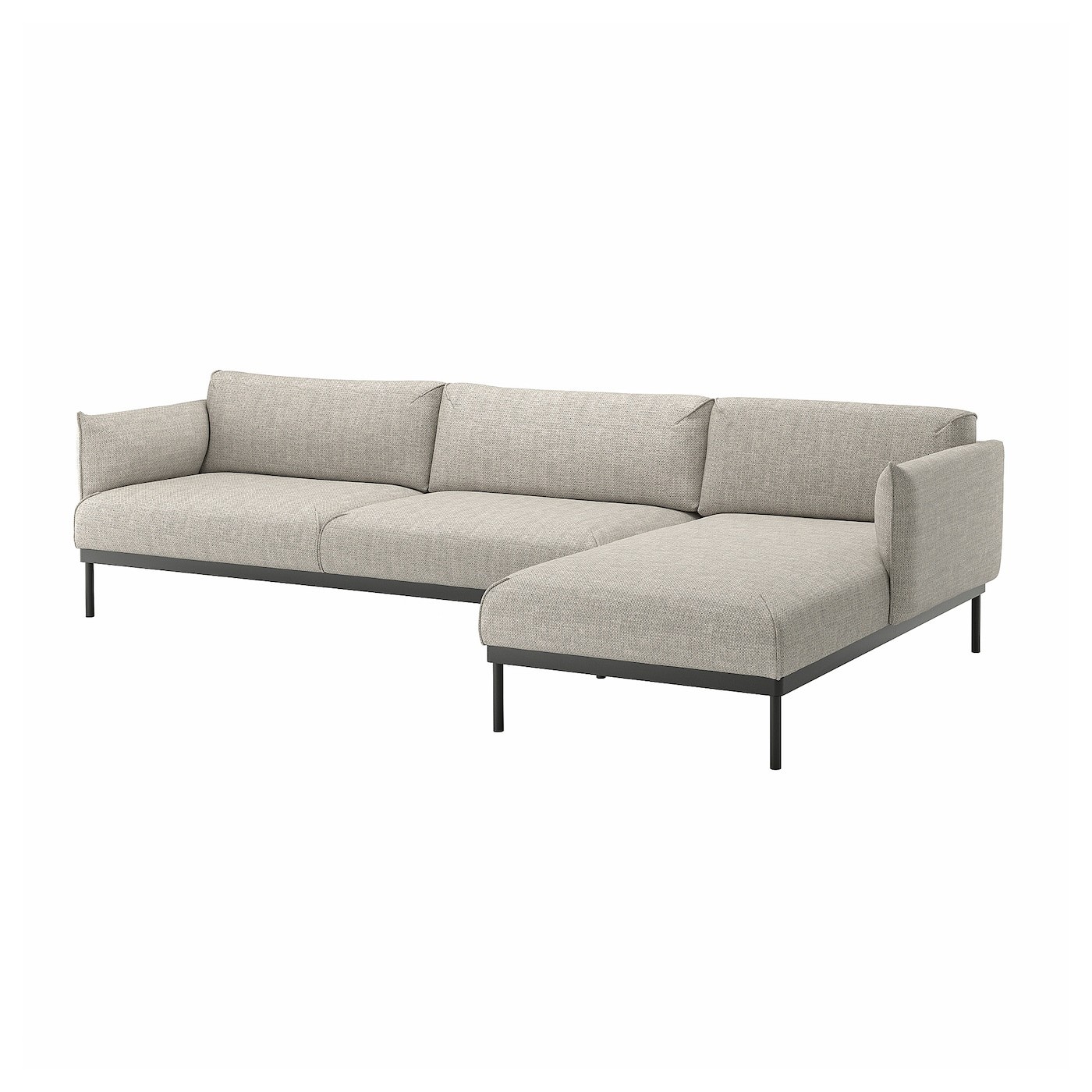 ÄPPLARYD 4-seat sofa with chaise longue