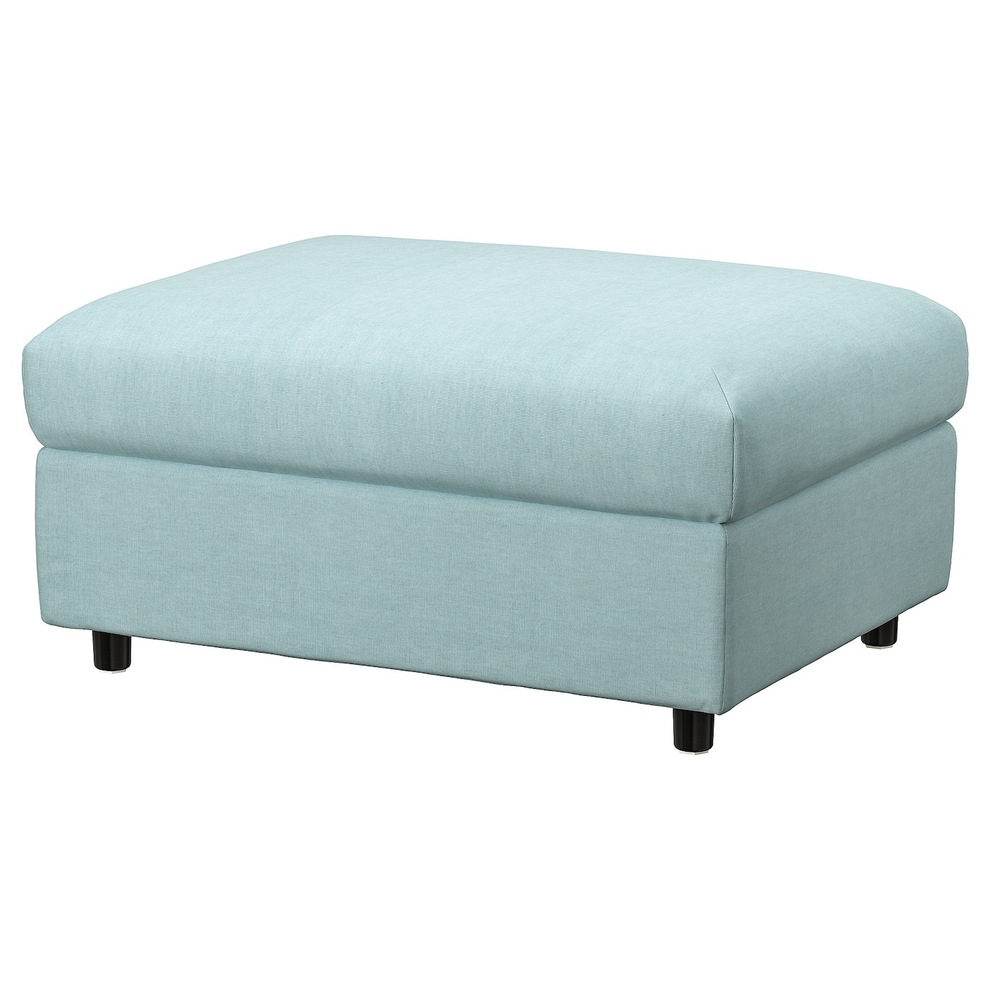 VIMLE Cover for footstool with storage