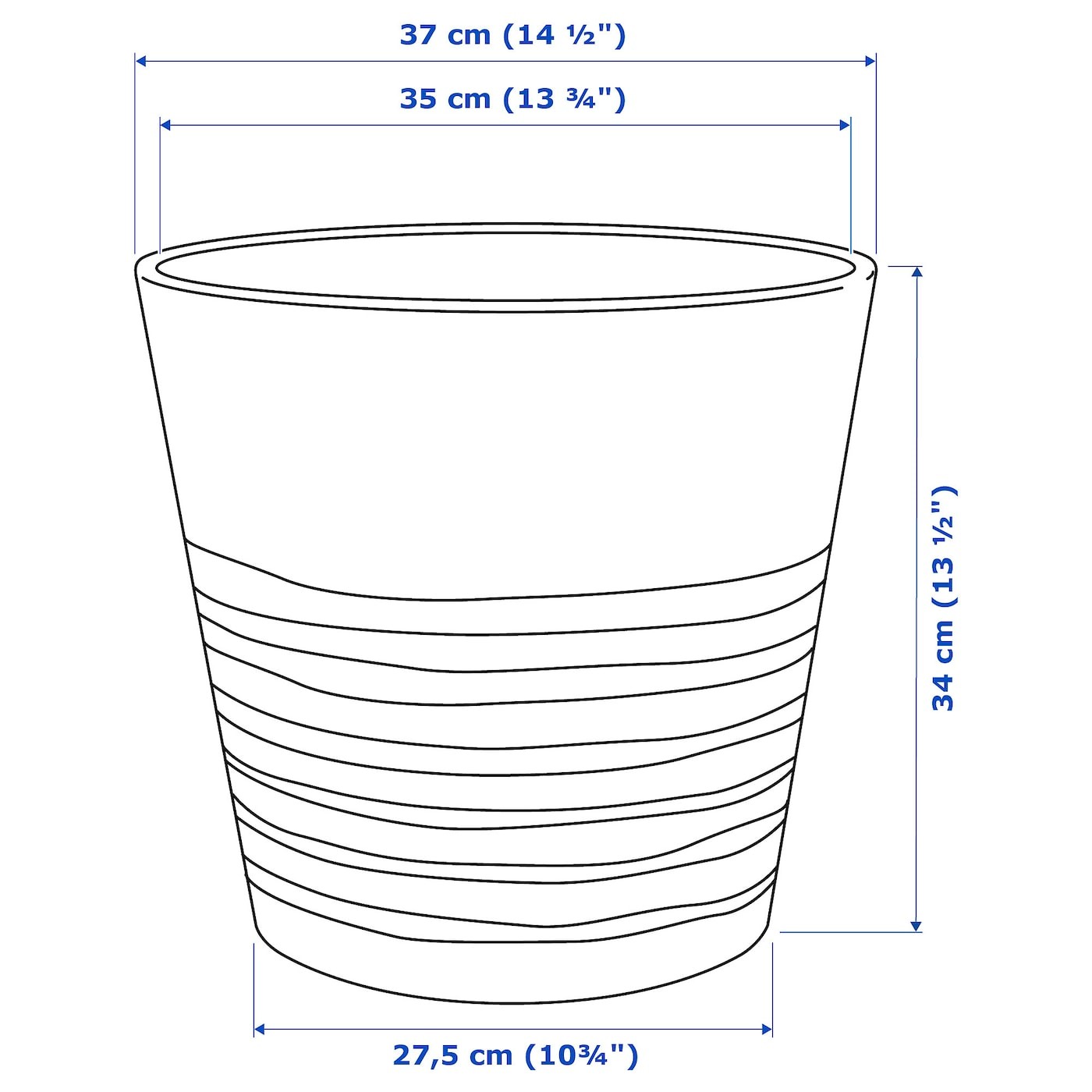 MUSKOT Plant pot