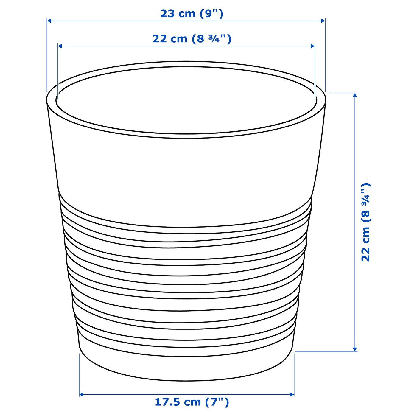 MUSKOT Plant pot