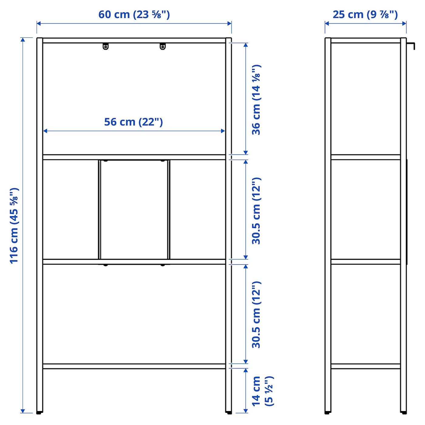 BAGGEBO Shelving unit