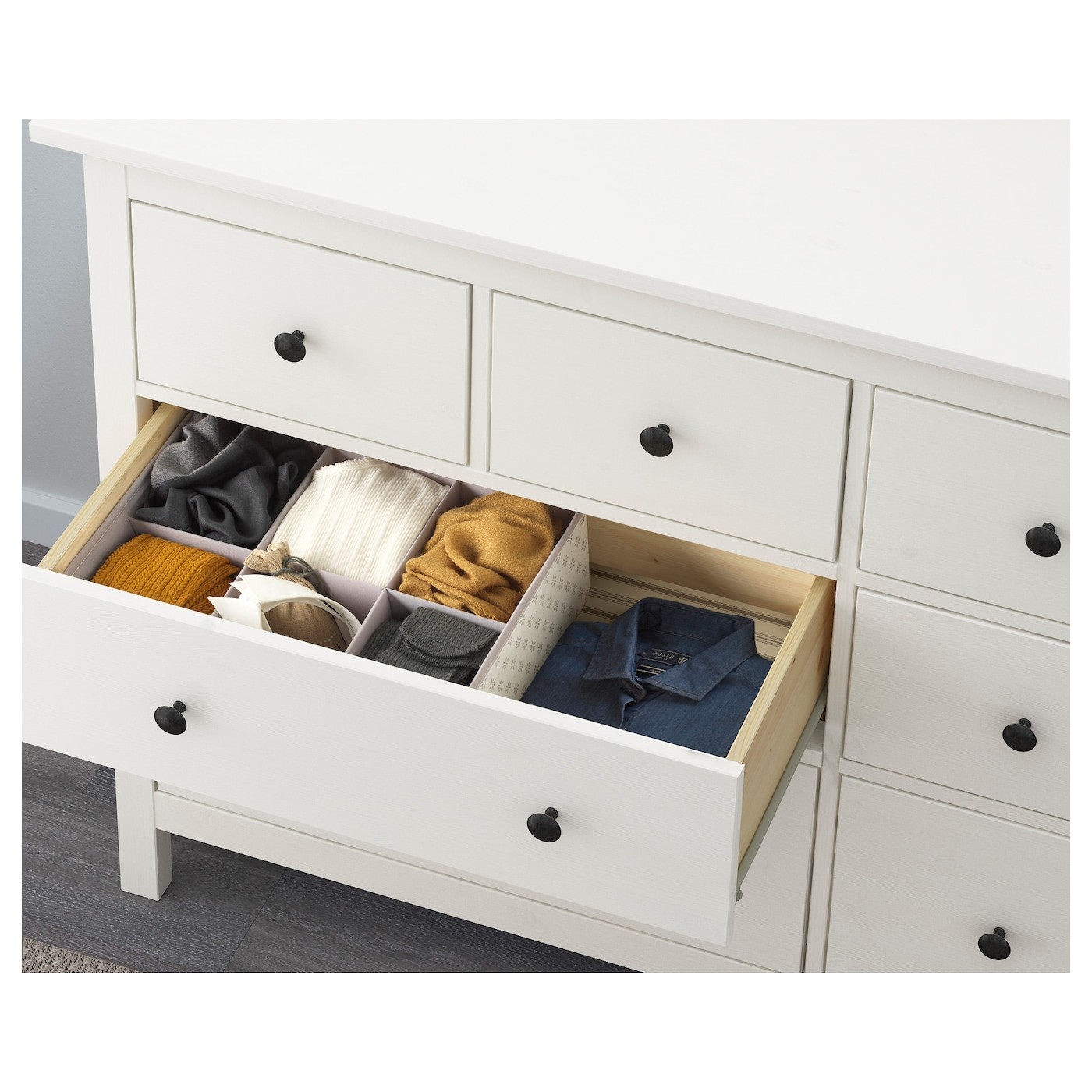 HEMNES Chest of 8 drawers