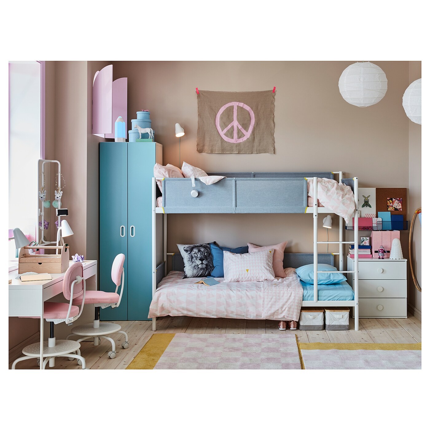 VITVAL Bunk bed frame