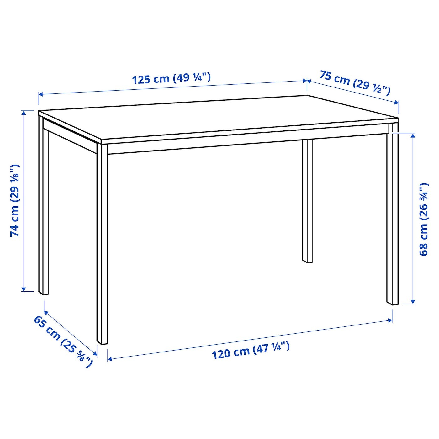 MELLTORP / MARIUS Table and 4 stools