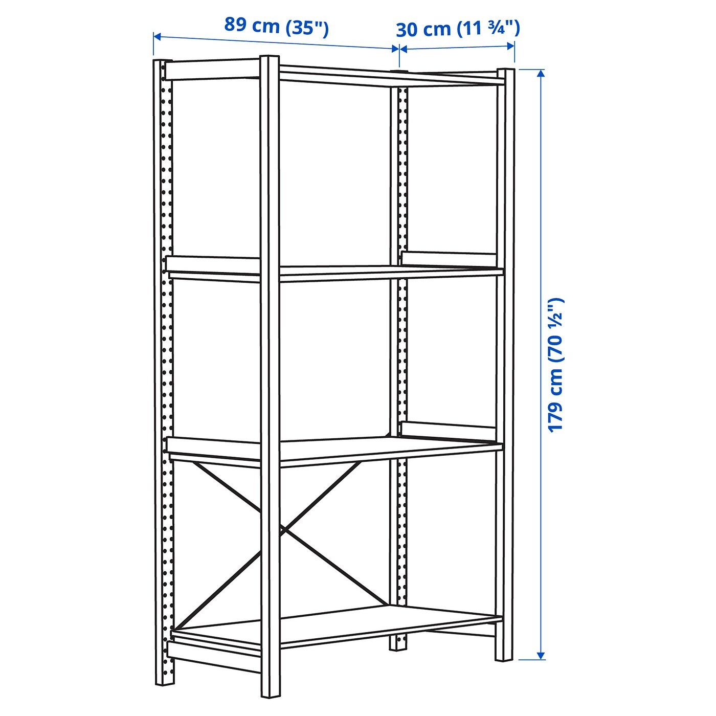 IVAR 1 section/shelves