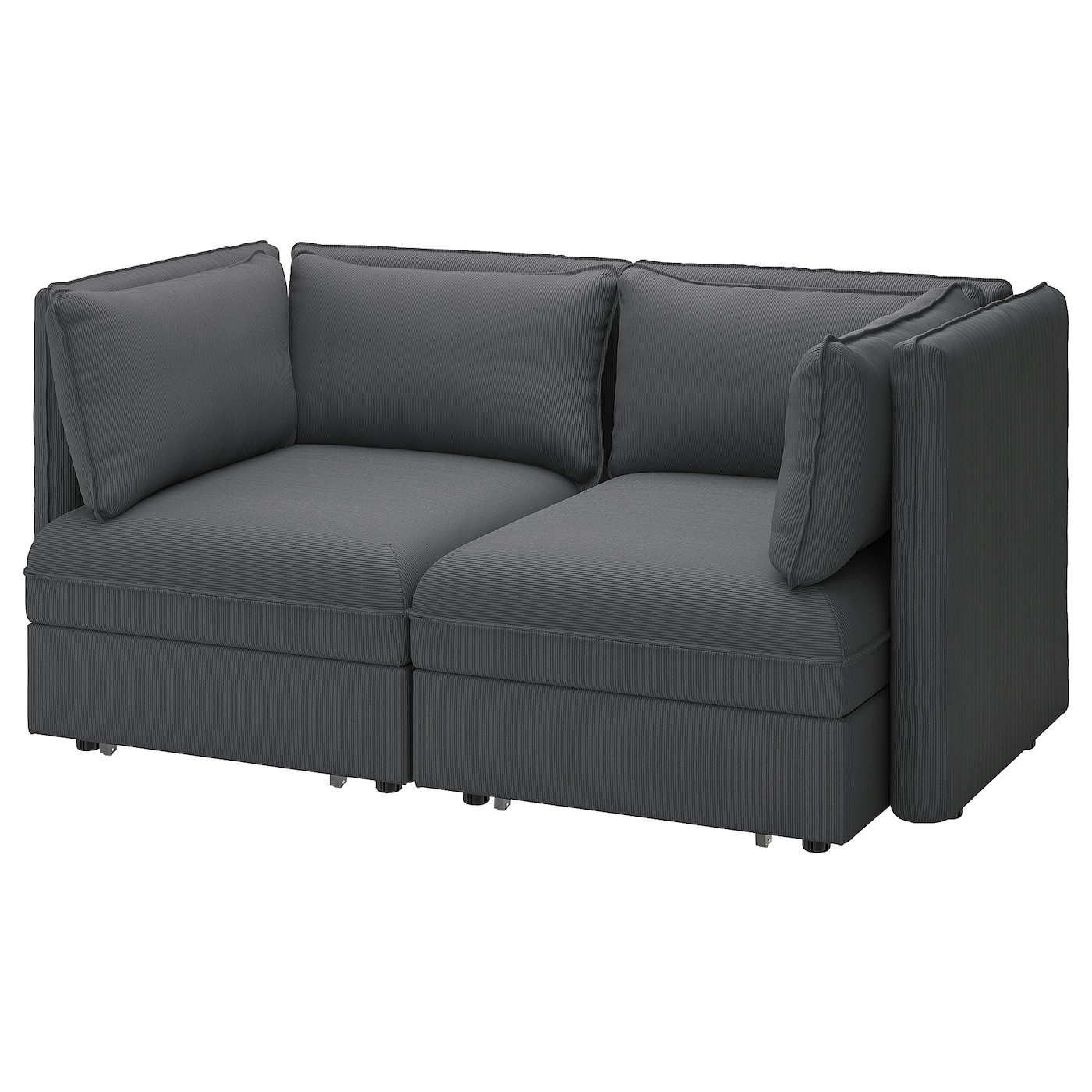 VALLENTUNA 2-seat modular sofa w 2 sofa-beds