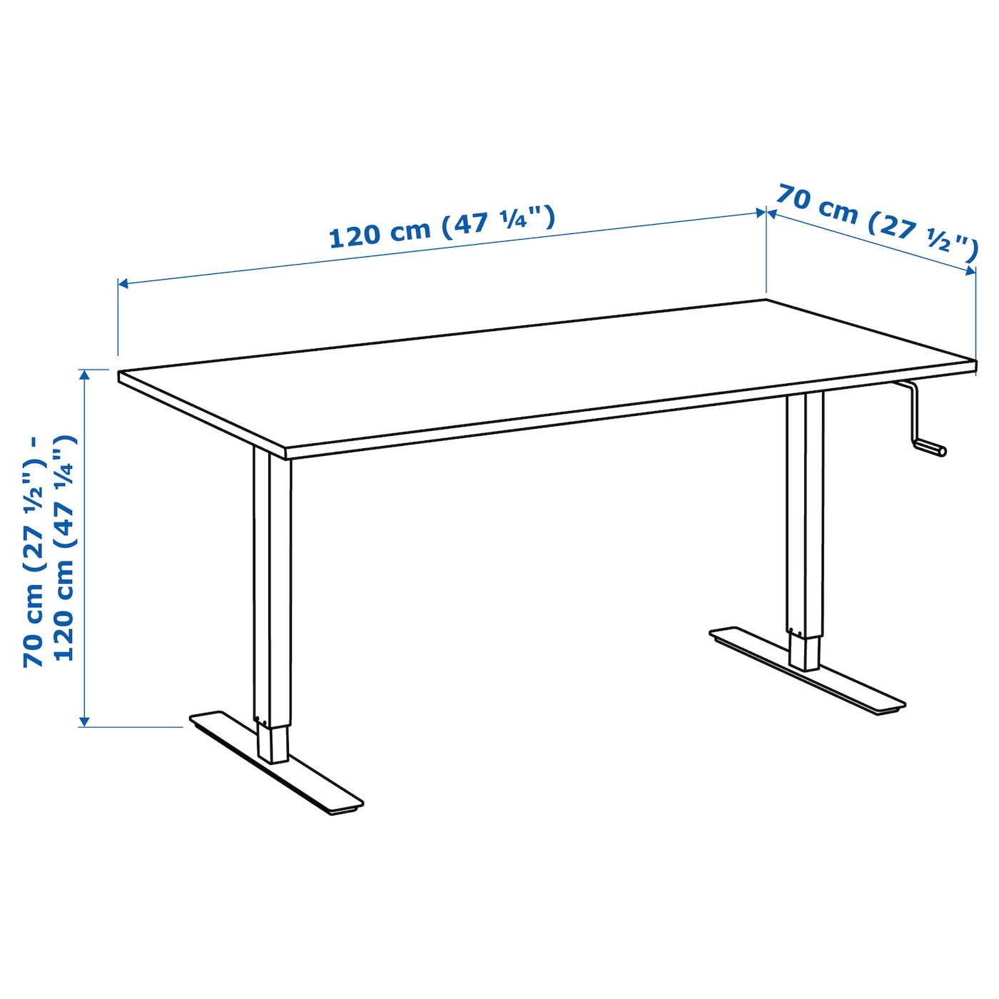 SKARSTA/LÅNGFJÄLL / BESTÅ/LAPPVIKEN Desk and storage combination