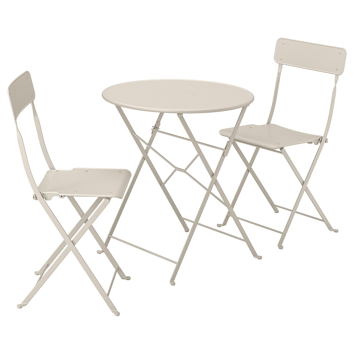 SALTHOLMEN Table+2 folding chairs, outdoor