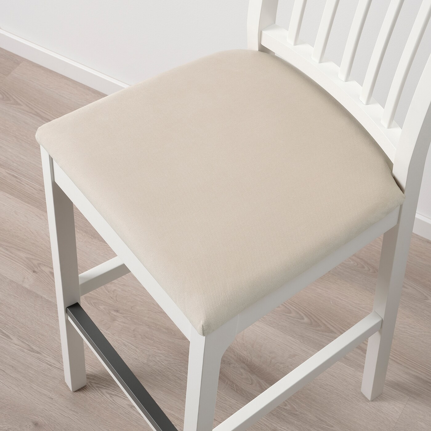 EKEDALEN Bar stool with backrest