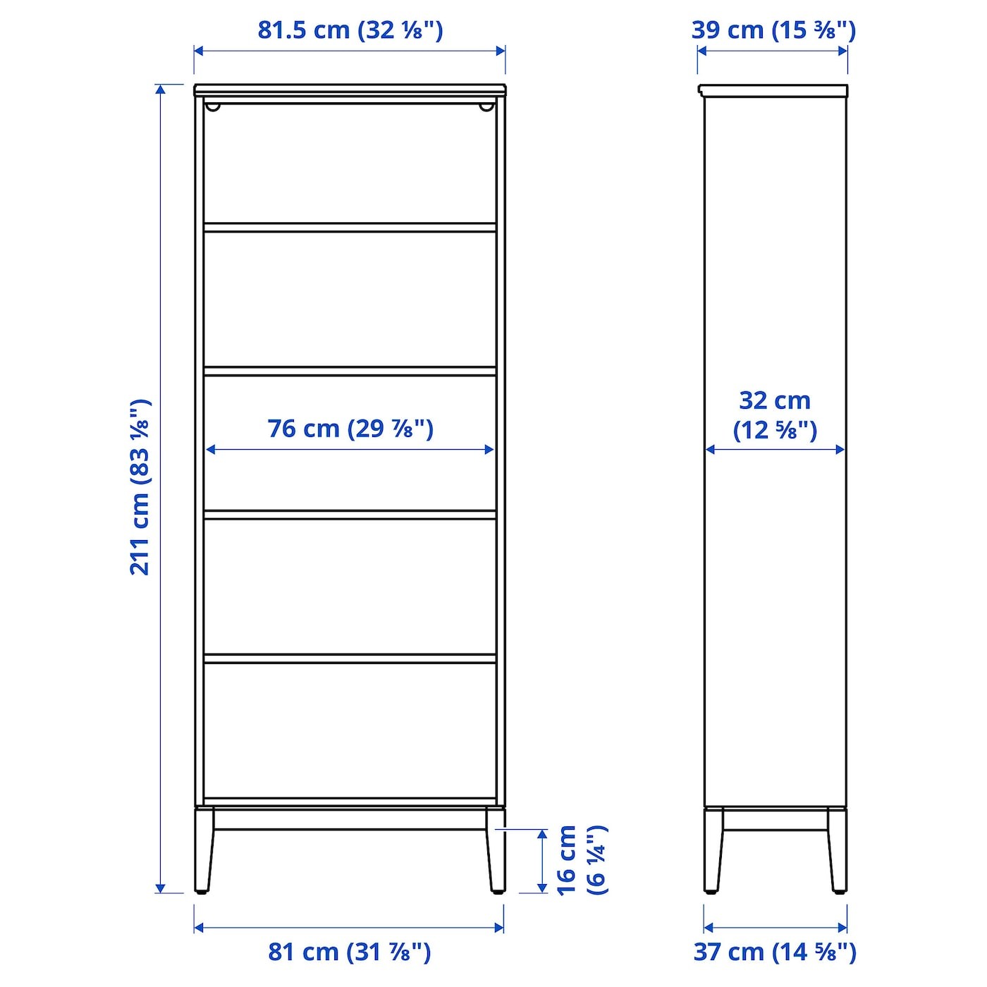 IDANÄS TV storage combination