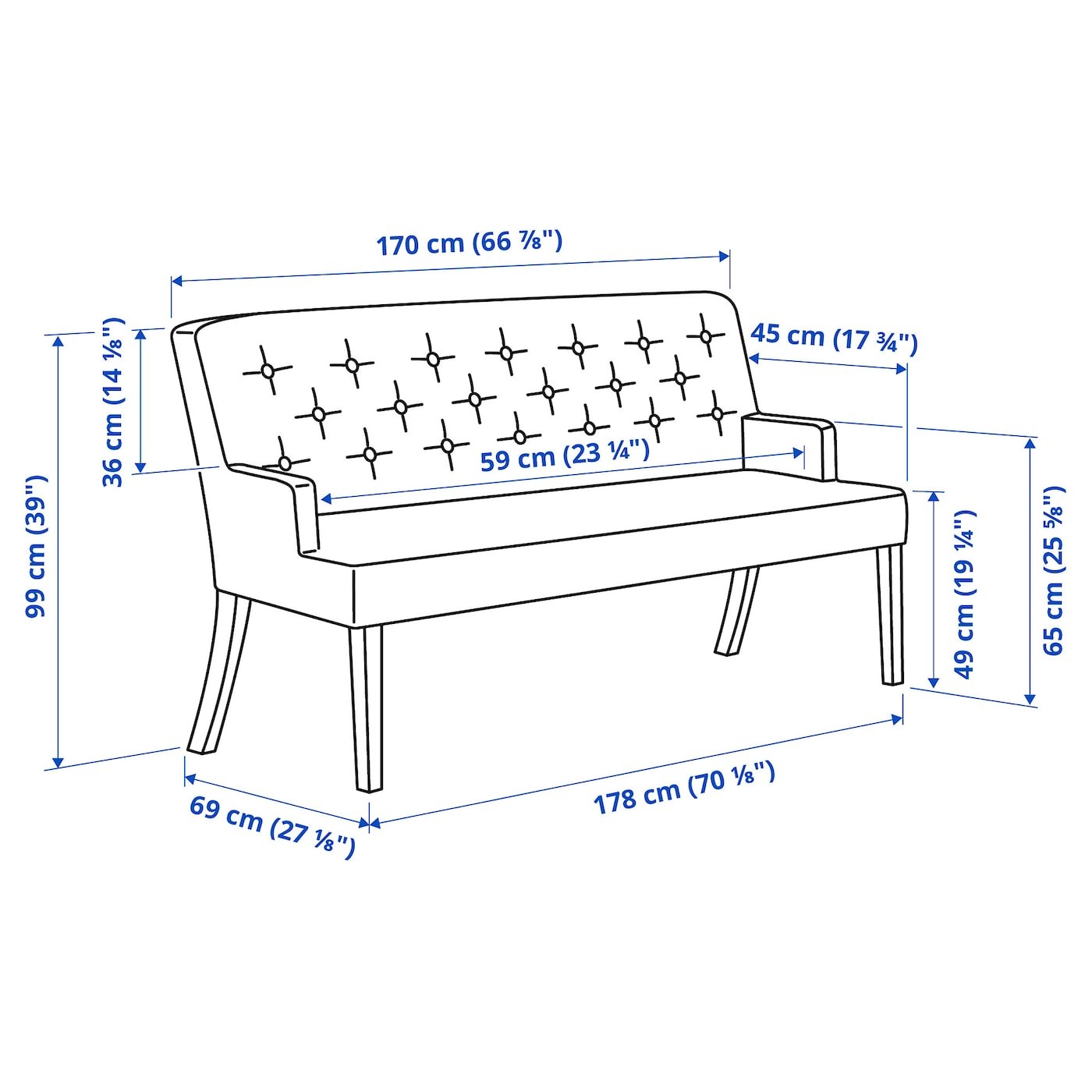 SVENARNE Dining sofa