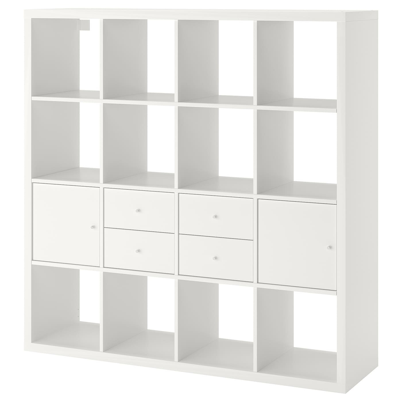 KALLAX Shelving unit with 4 inserts