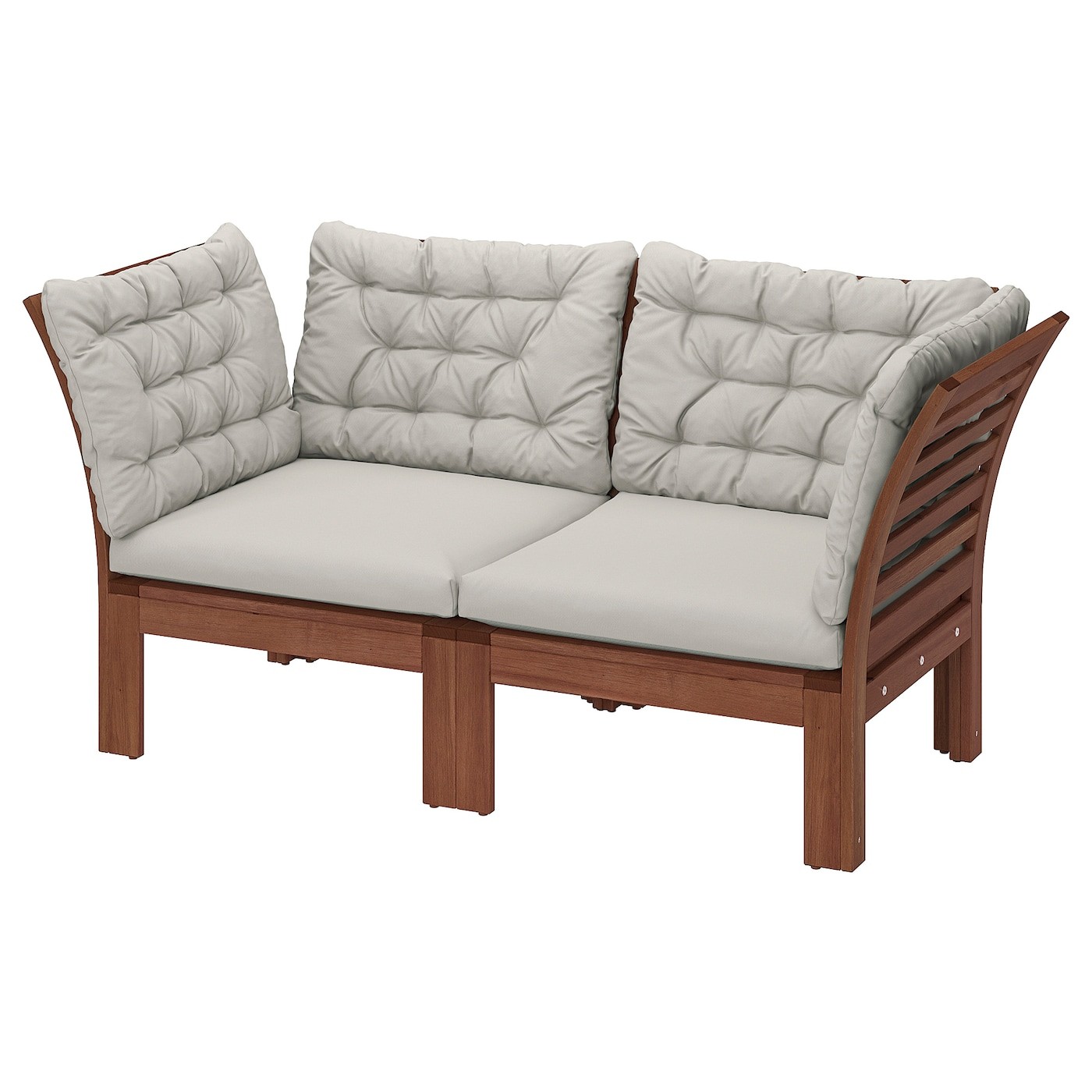 ÄPPLARÖ 2-seat modular sofa, outdoor