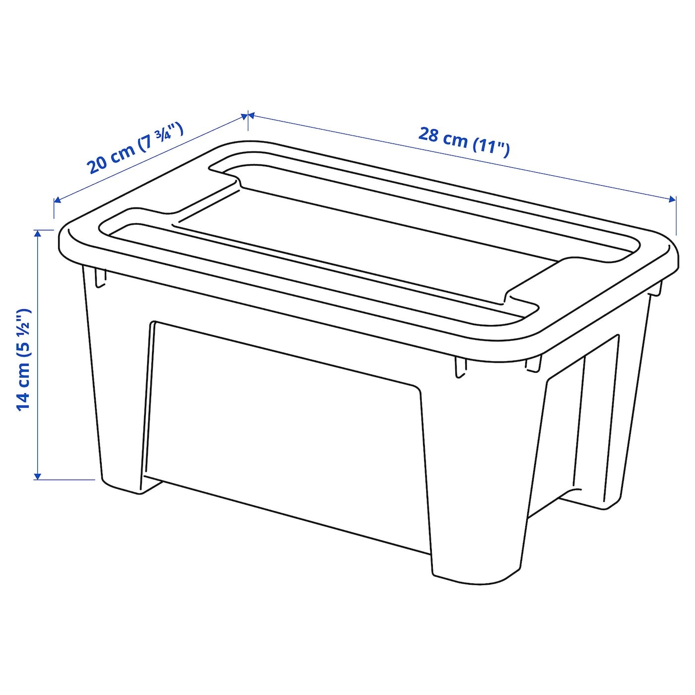 SAMLA Box with lid