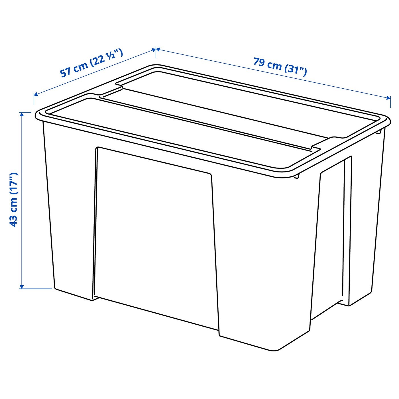 SAMLA Box with lid