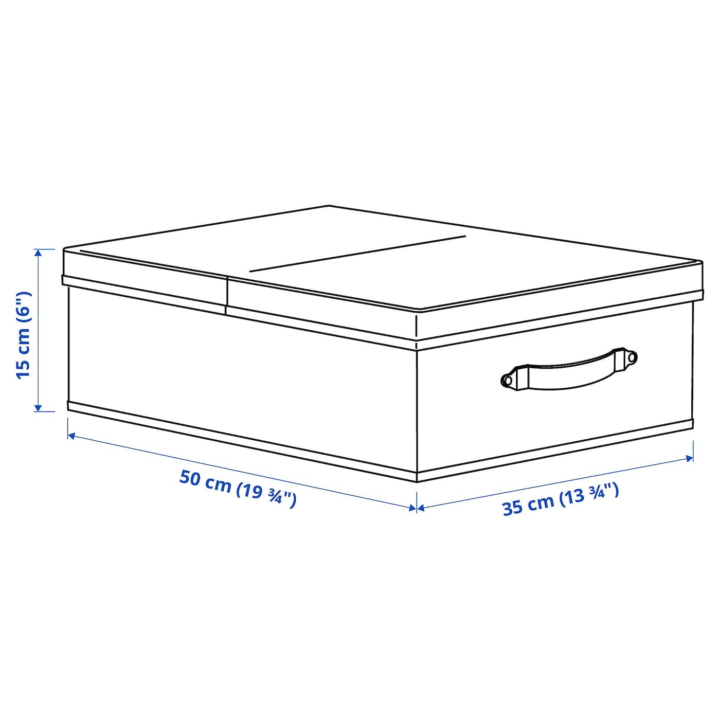 BLÄDDRARE Box with lid