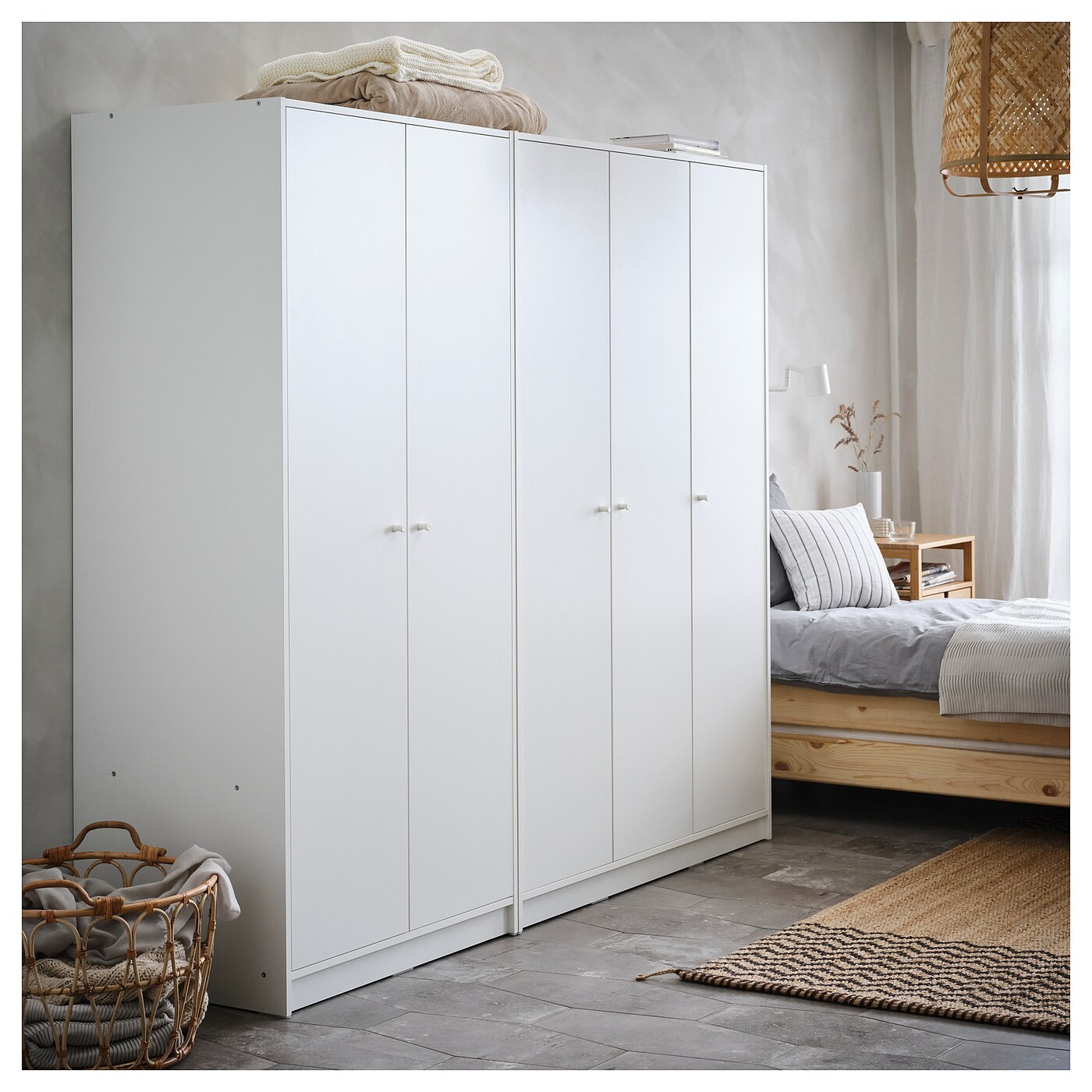 KLEPPSTAD Wardrobe with 2 doors