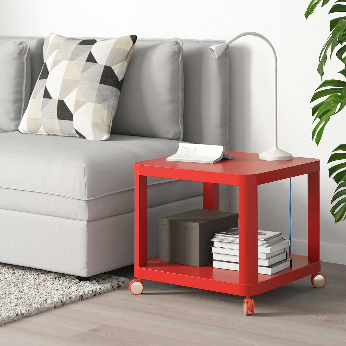 TINGBY Side table on castors