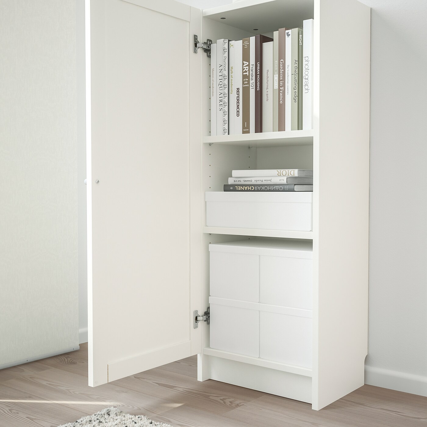 BILLY / OXBERG Bookcase with door