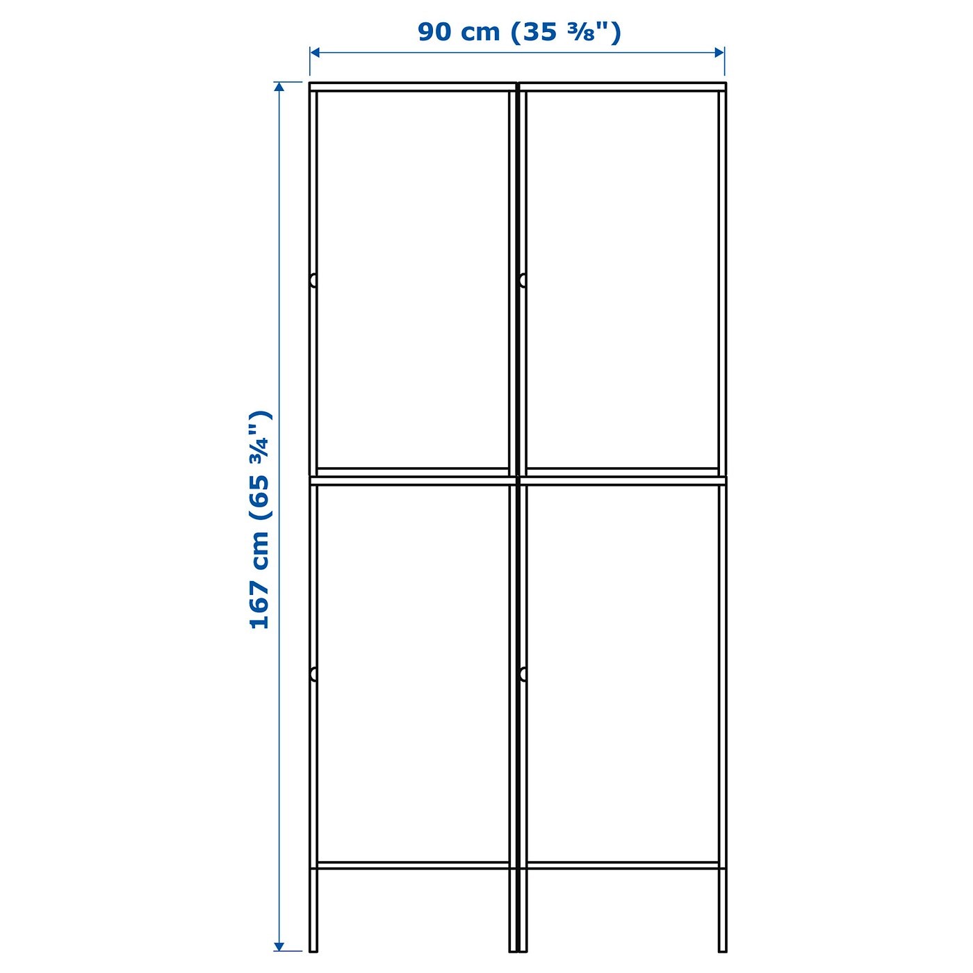 HÄLLAN Storage combination with doors