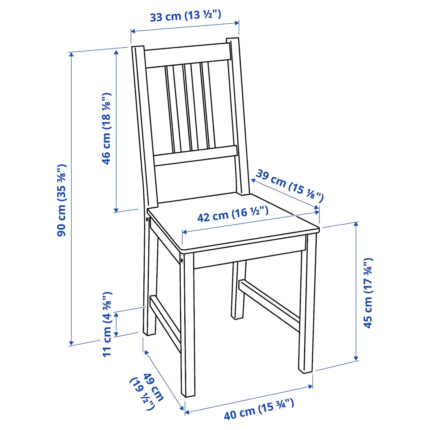 INGATORP / STEFAN Table and 2 chairs