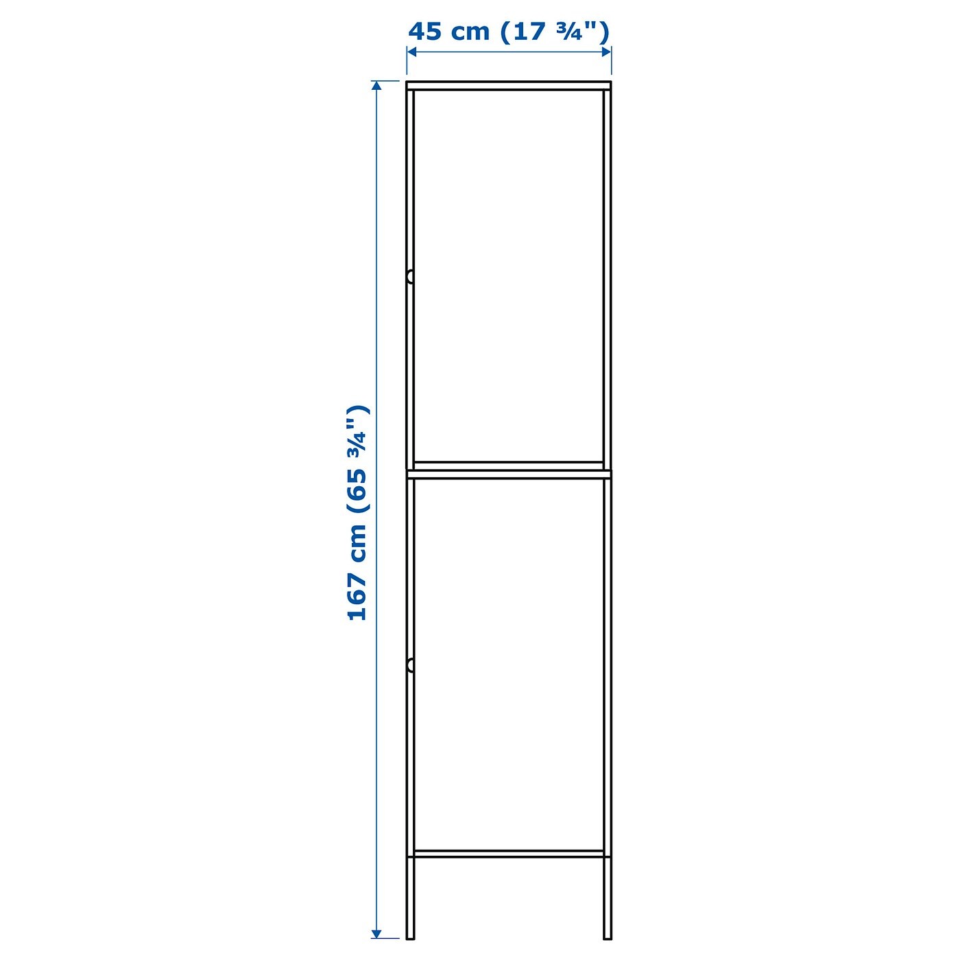 HÄLLAN Storage combination with doors