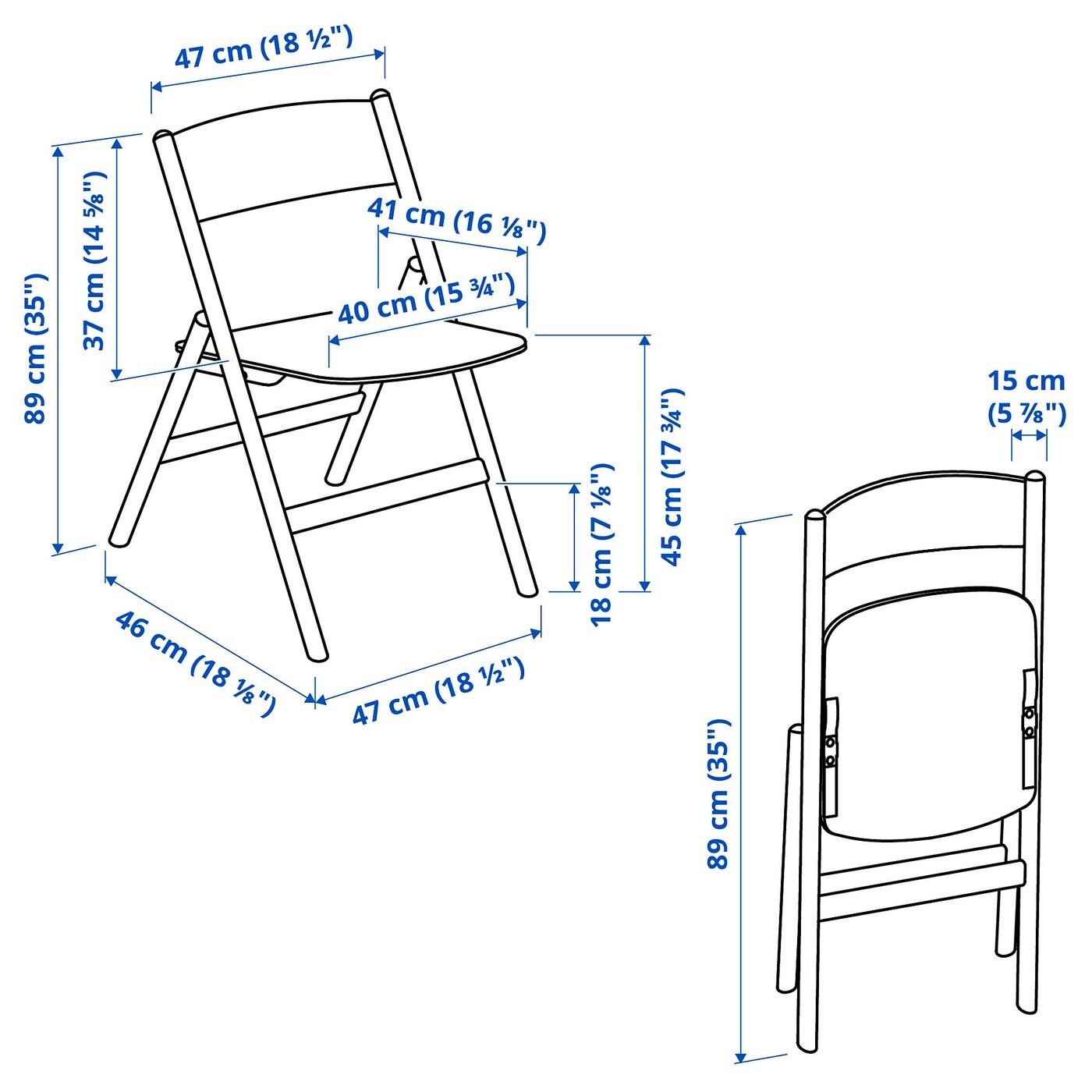 RÅVAROR Folding chair