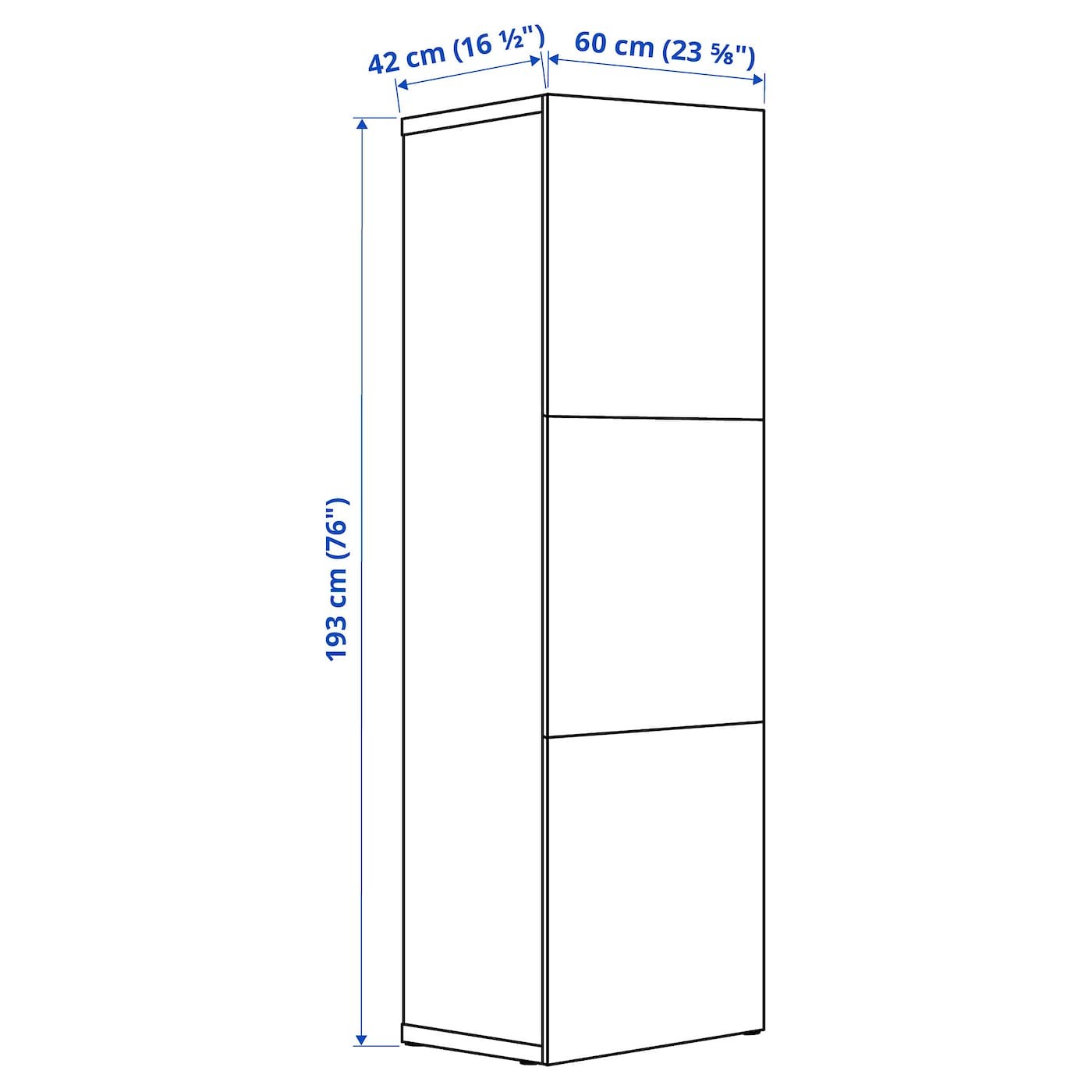 BESTÅ Shelf unit with doors