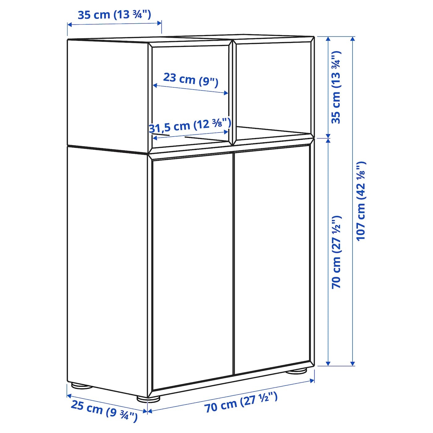 BEKANT/MARKUS / EKET Desk and storage combination