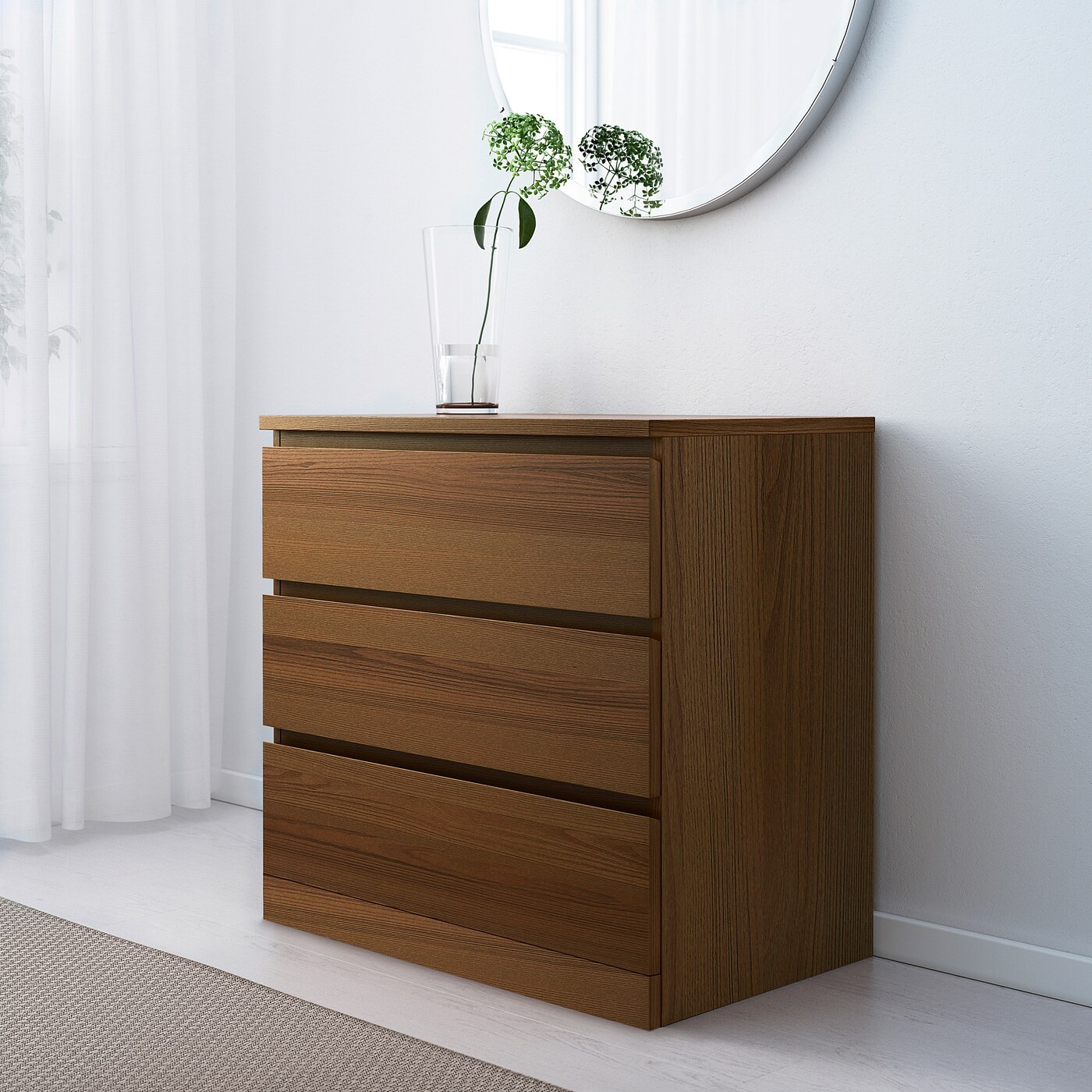 MALM Chest of 3 drawers