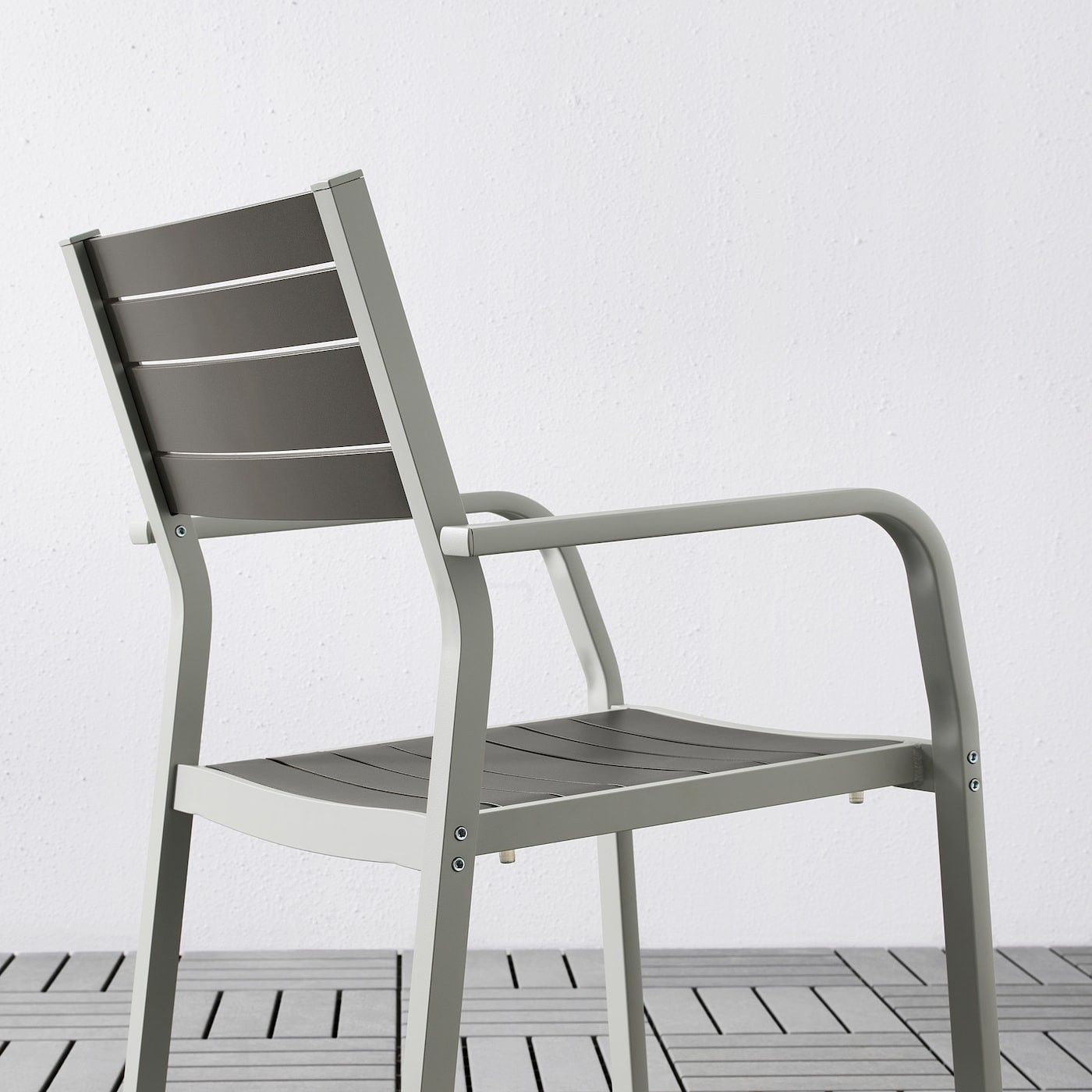 SJÄLLAND Chair with armrests, outdoor