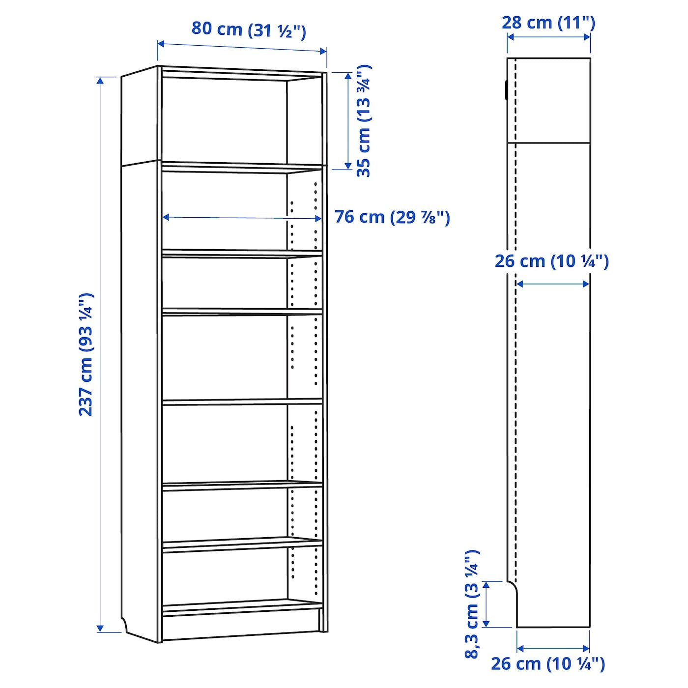 BILLY Bookcase