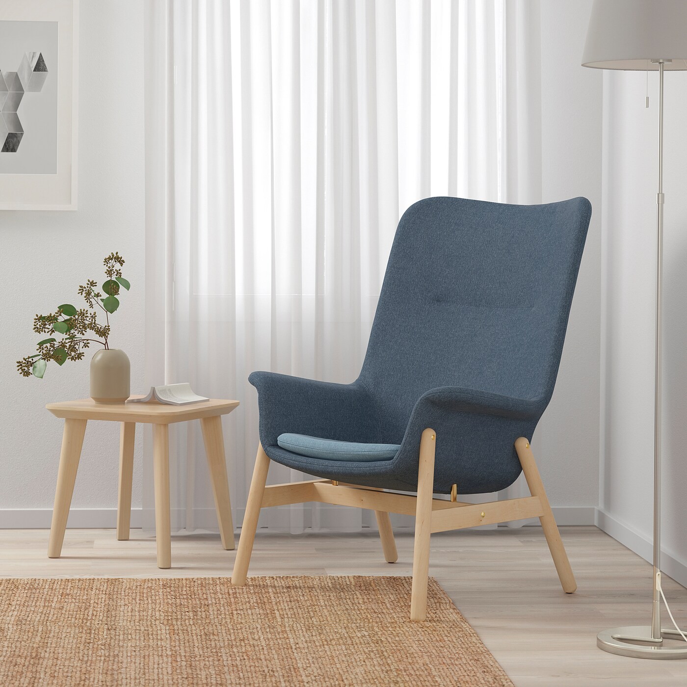 VEDBO High-back armchair