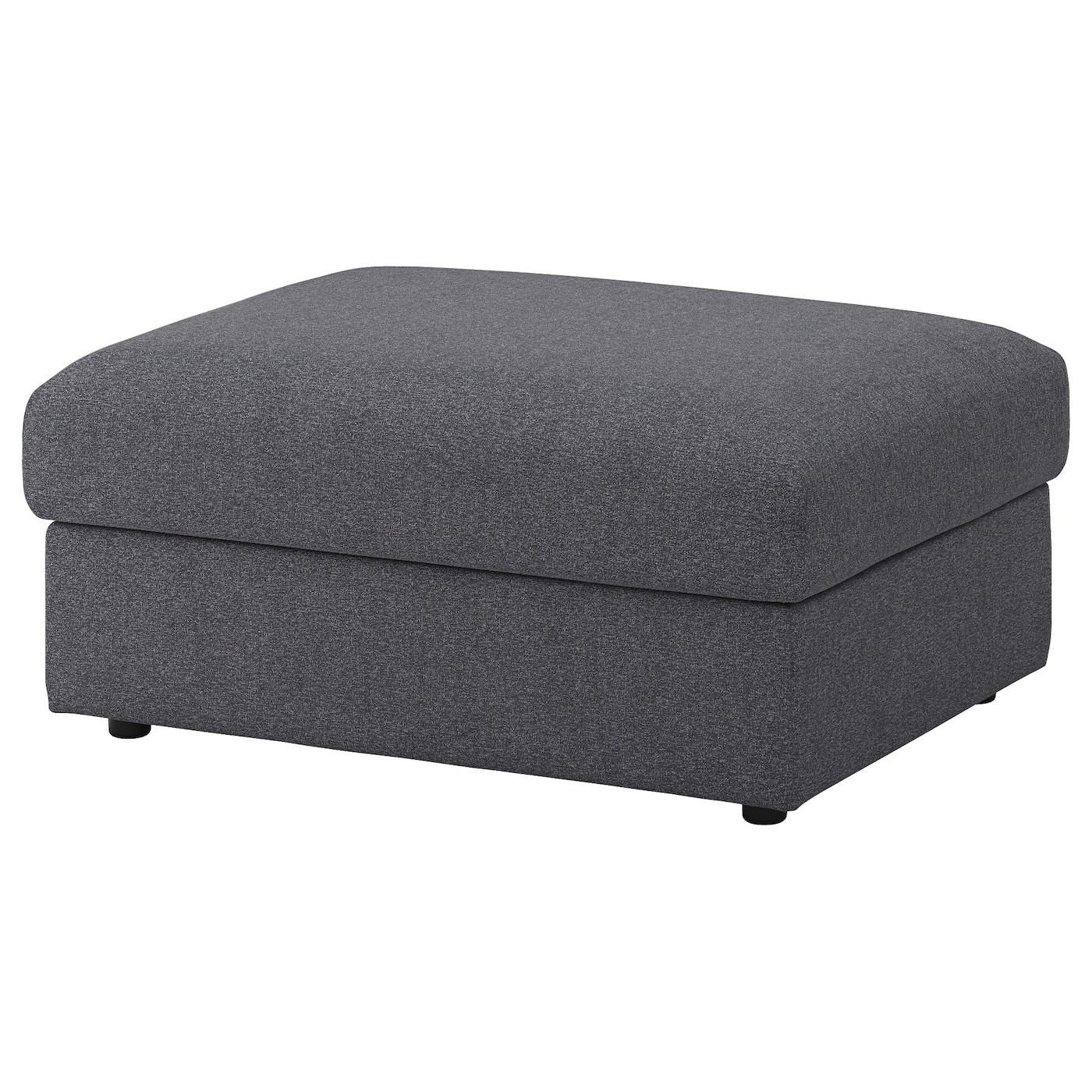 VIMLE Cover for footstool with storage