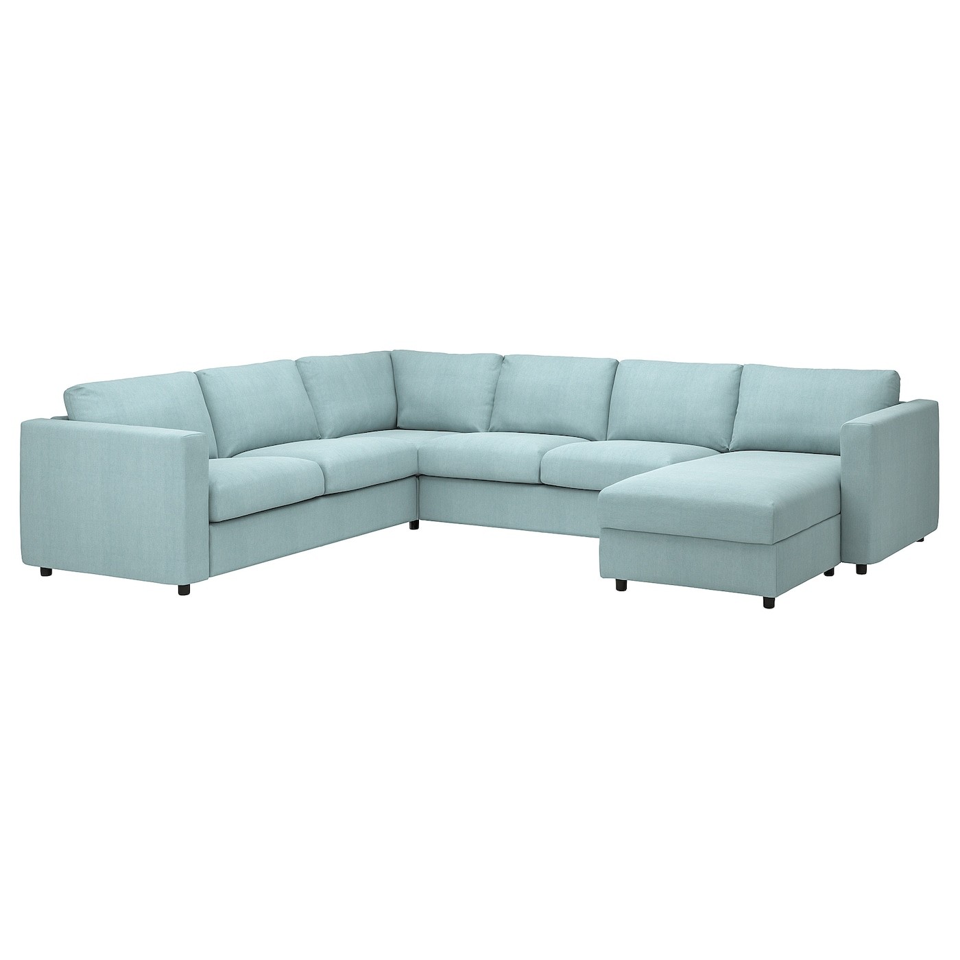 VIMLE Cvr crnr sofa, 5-seat w chaise lng