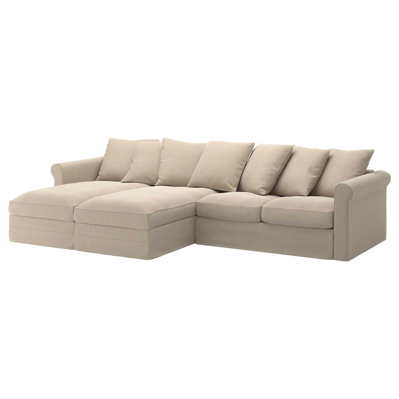 GRÖNLID 4-seat sofa with chaise longues