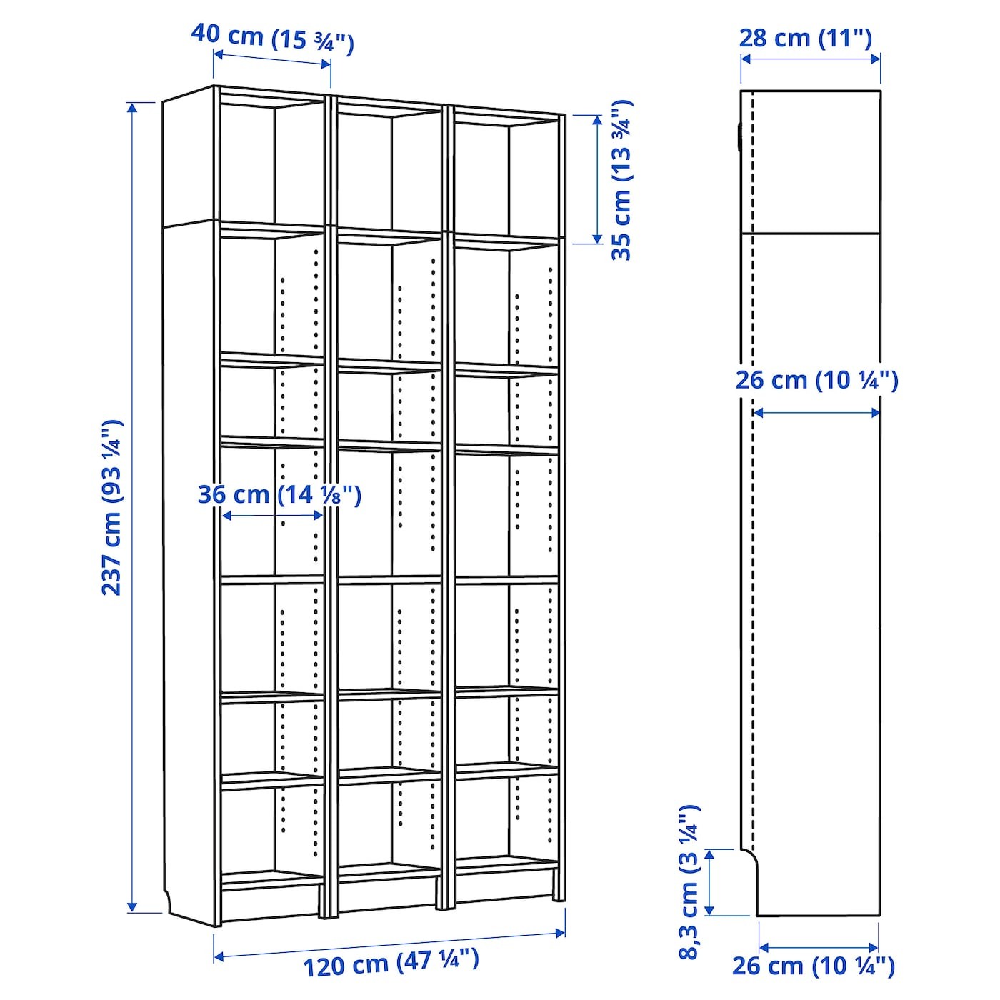 BILLY Bookcase