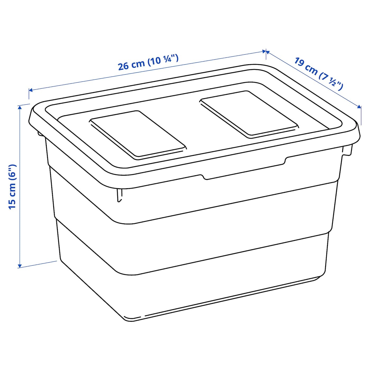 SOCKERBIT Box with lid