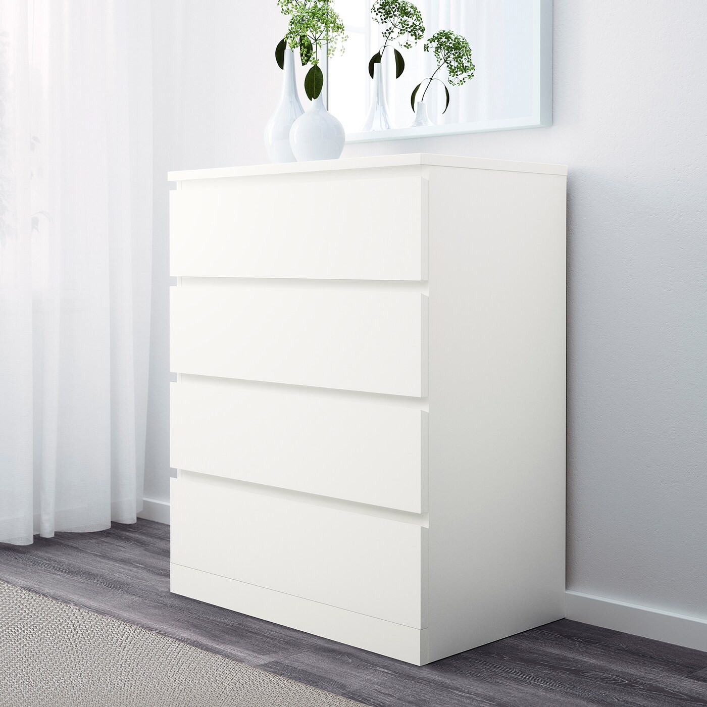 MALM Chest of 4 drawers