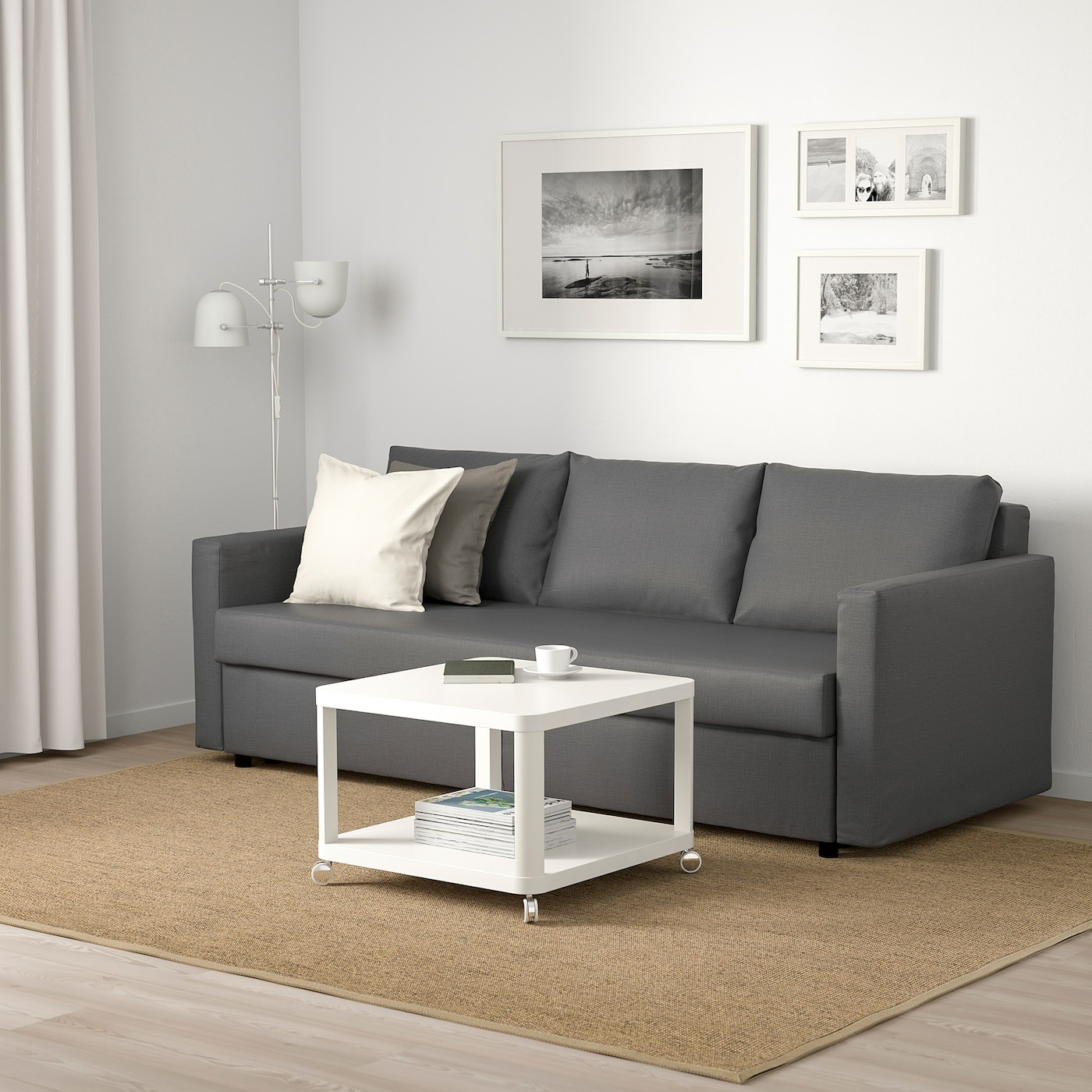 FRIHETEN Three-seat sofa-bed