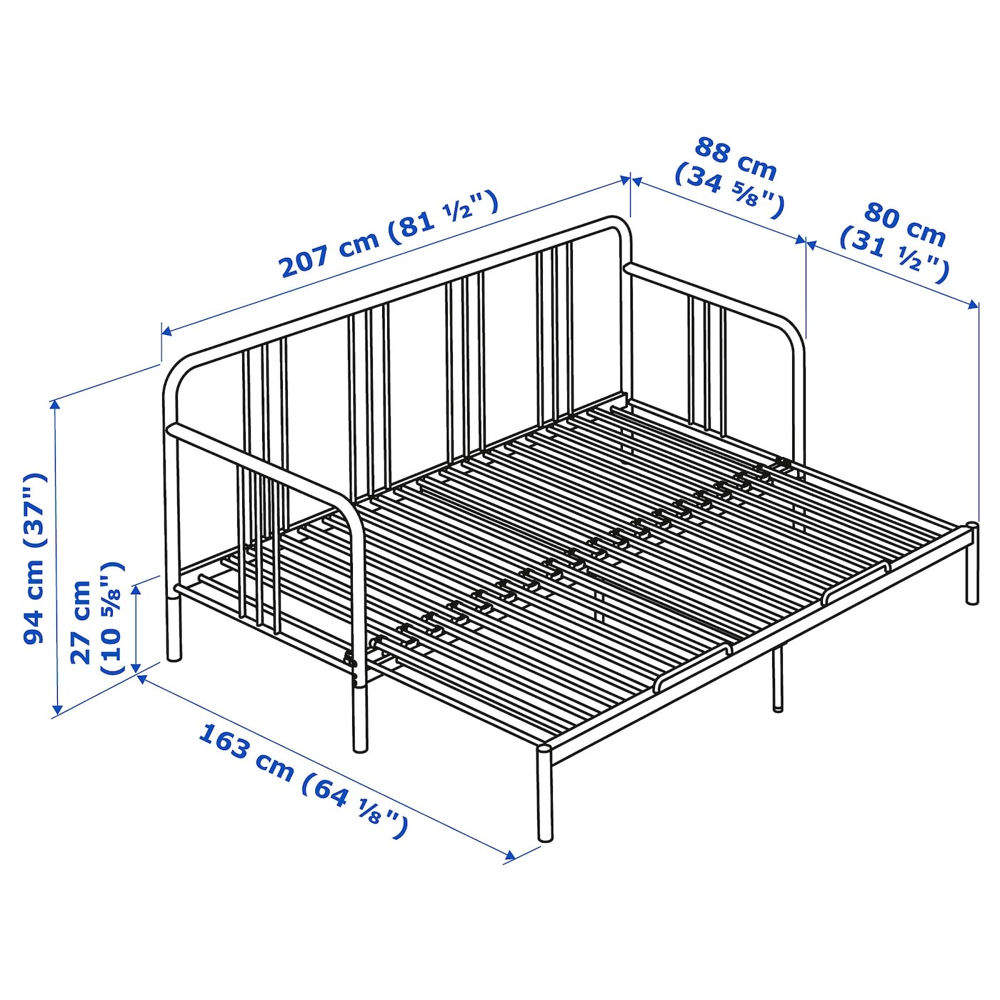 FYRESDAL Day-bed frame