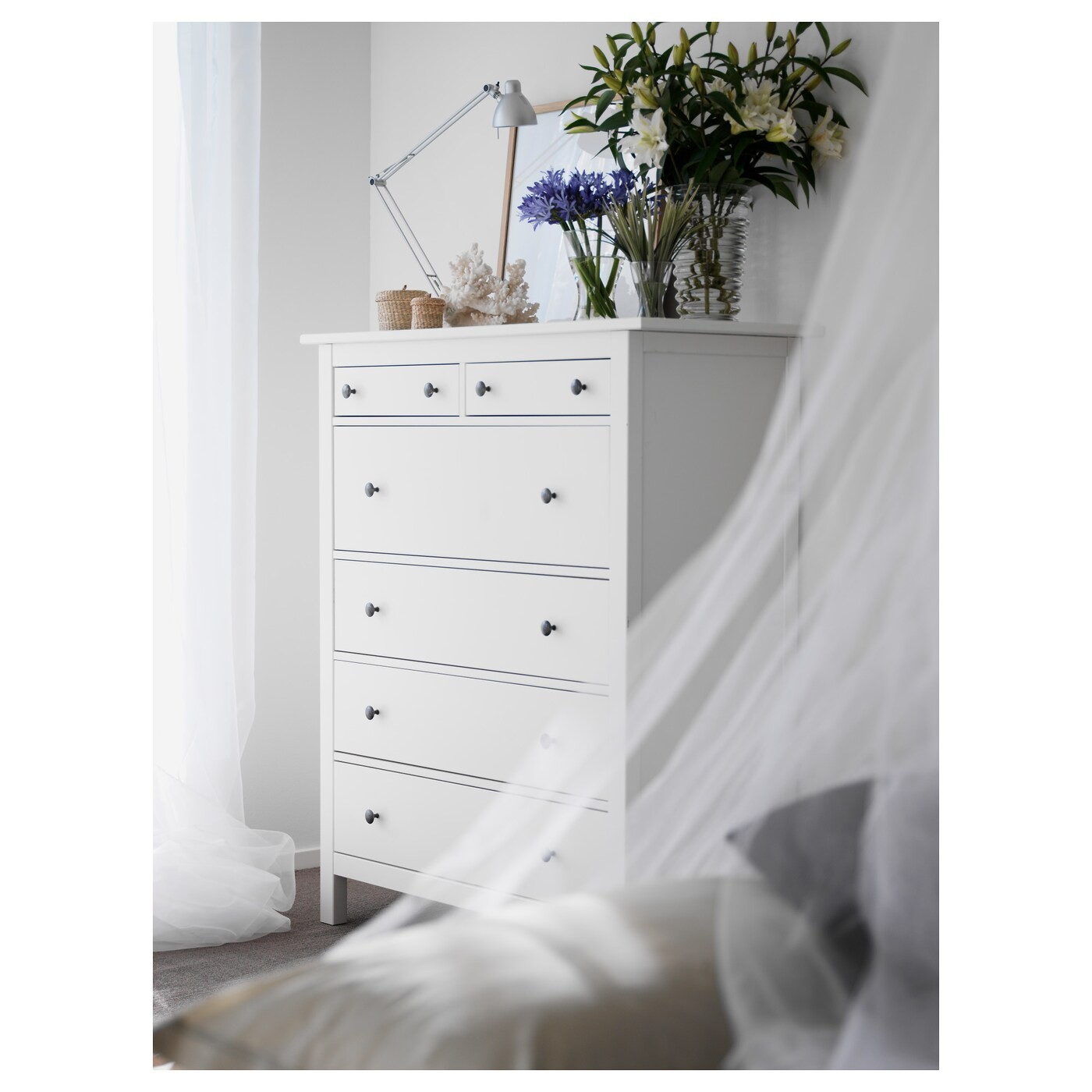 HEMNES Chest of 6 drawers