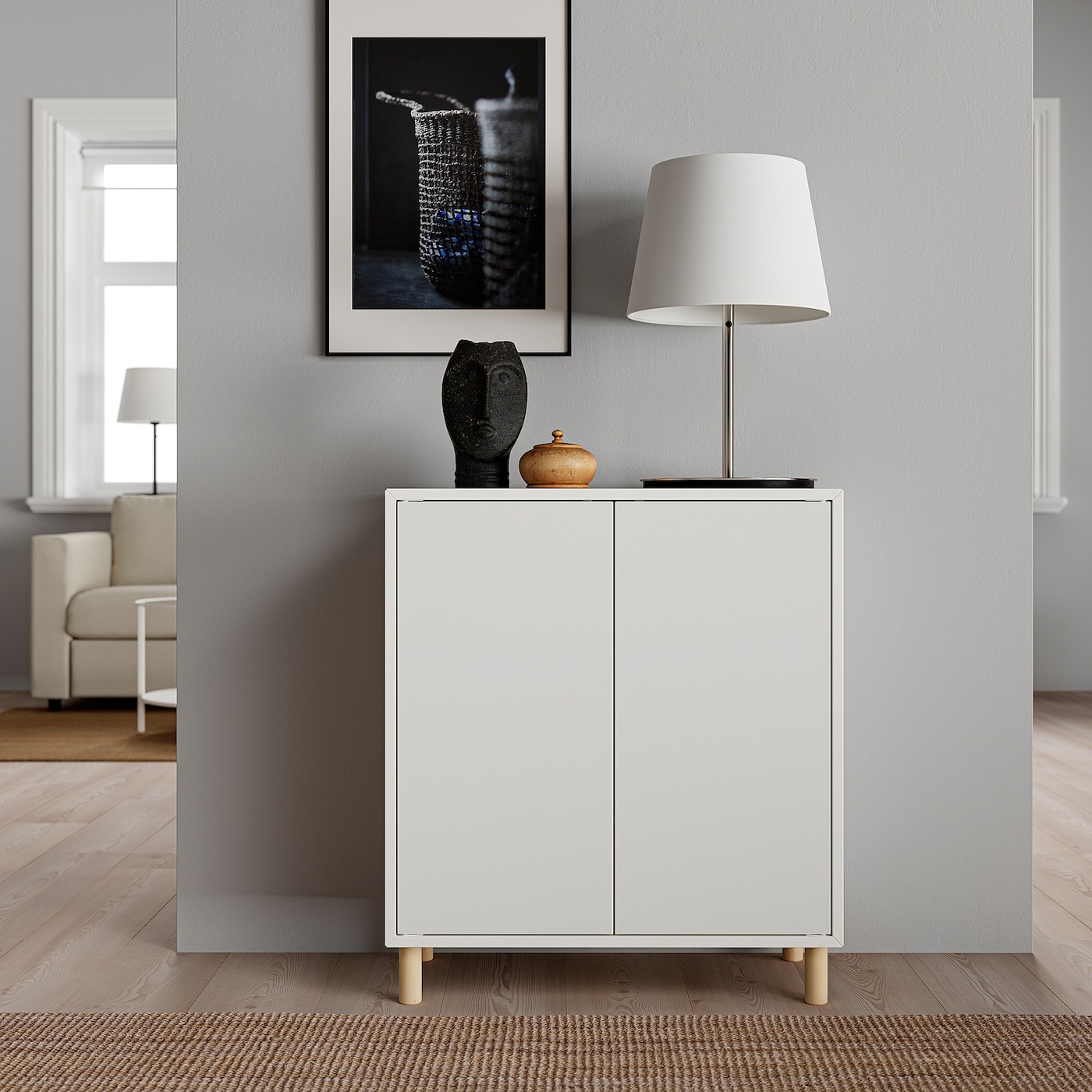 EKET Cabinet combination with legs