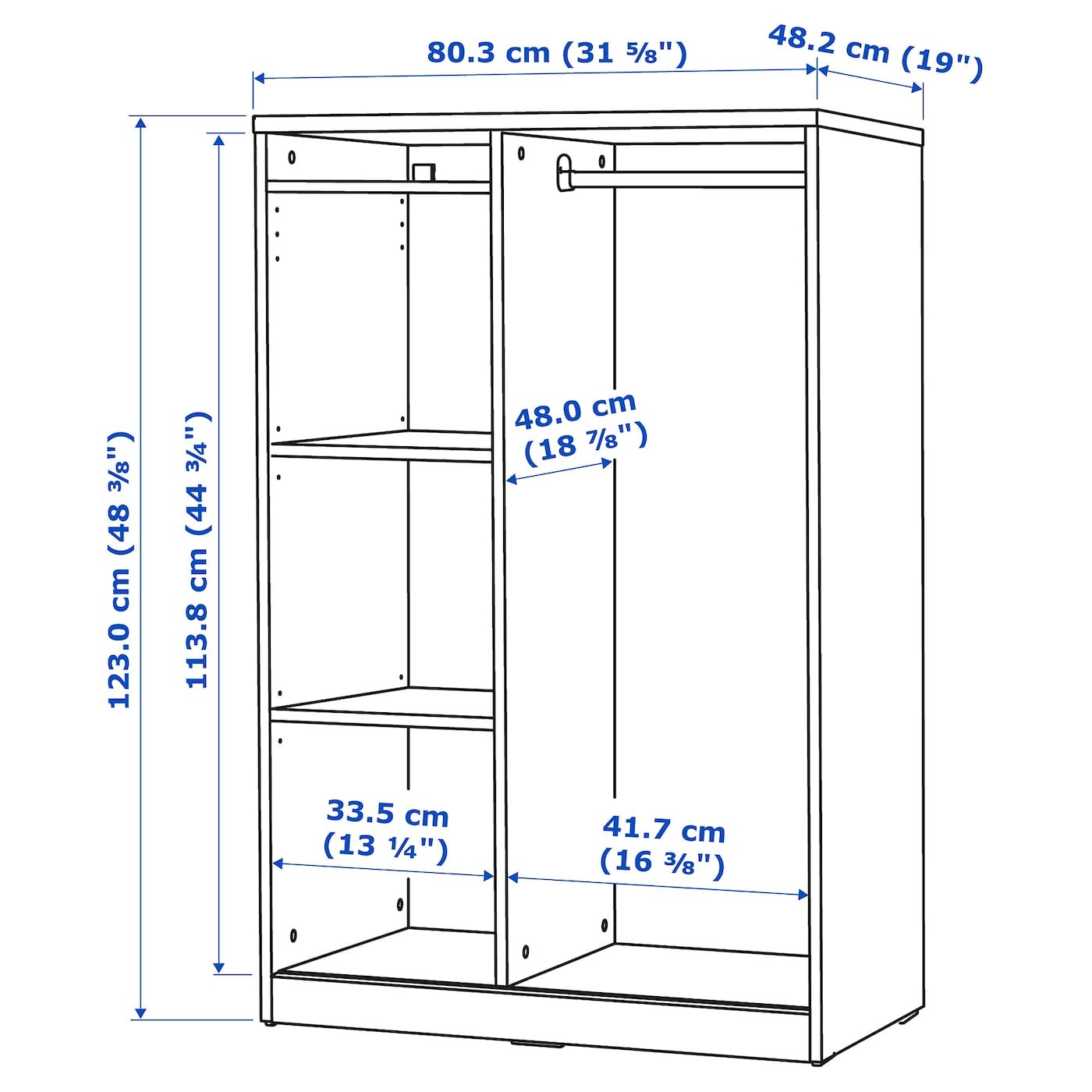 SYVDE Open wardrobe